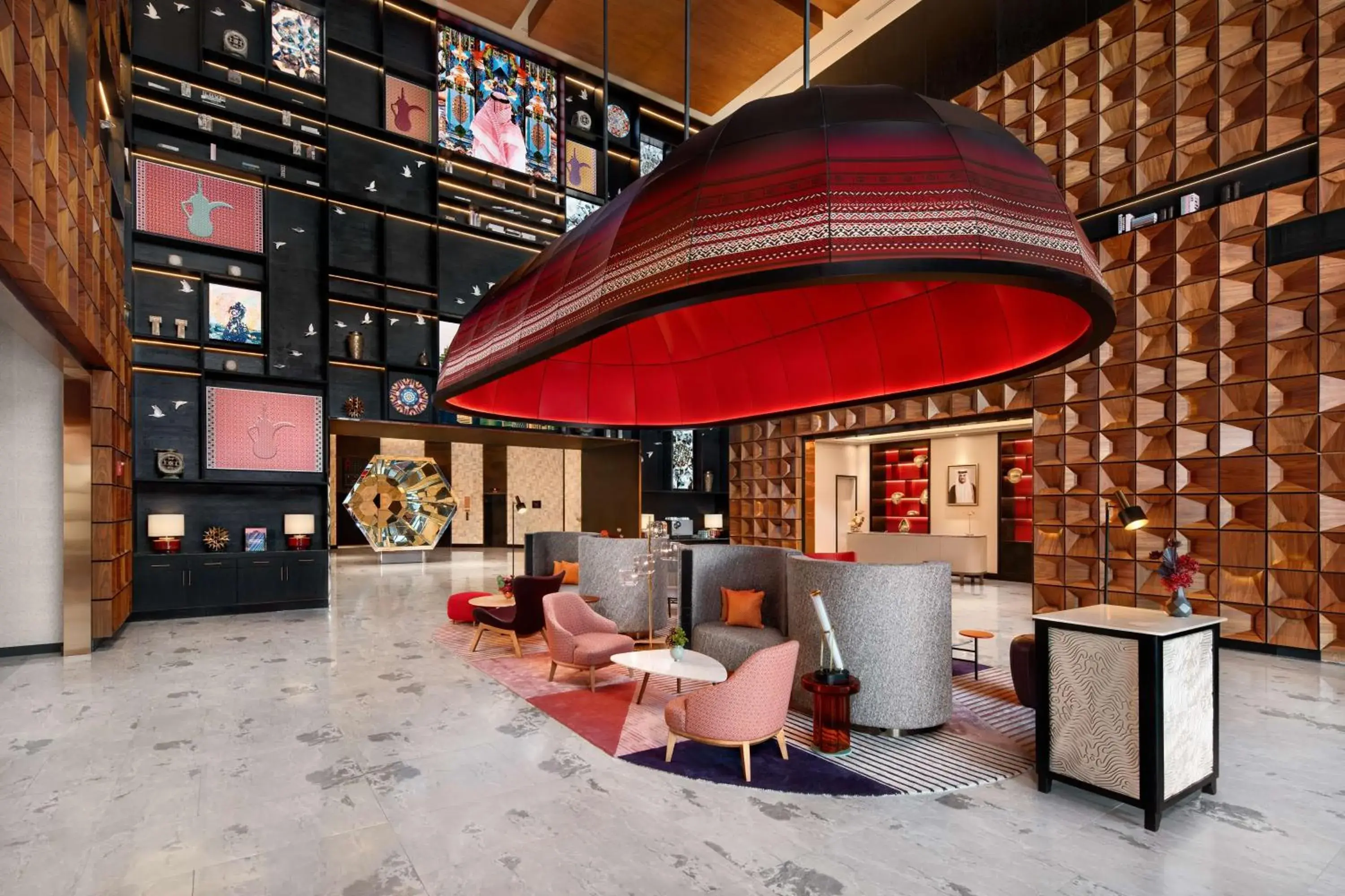 Lobby or reception in Andaz Doha, by Hyatt Lobby or reception in Andaz Doha, by Hyatt