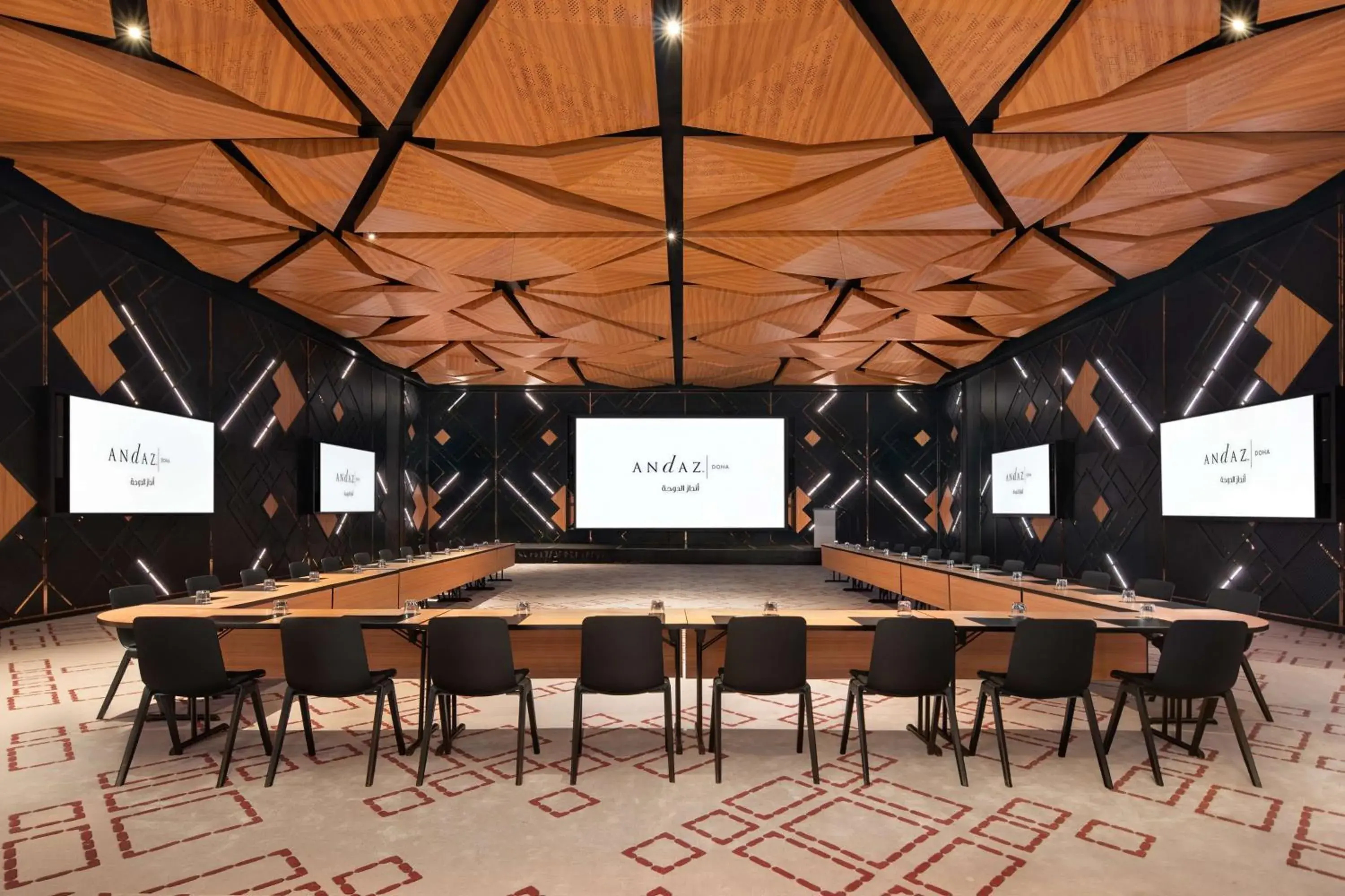 Lobby or reception in Andaz Doha, by Hyatt Lobby or reception in Andaz Doha, by Hyatt