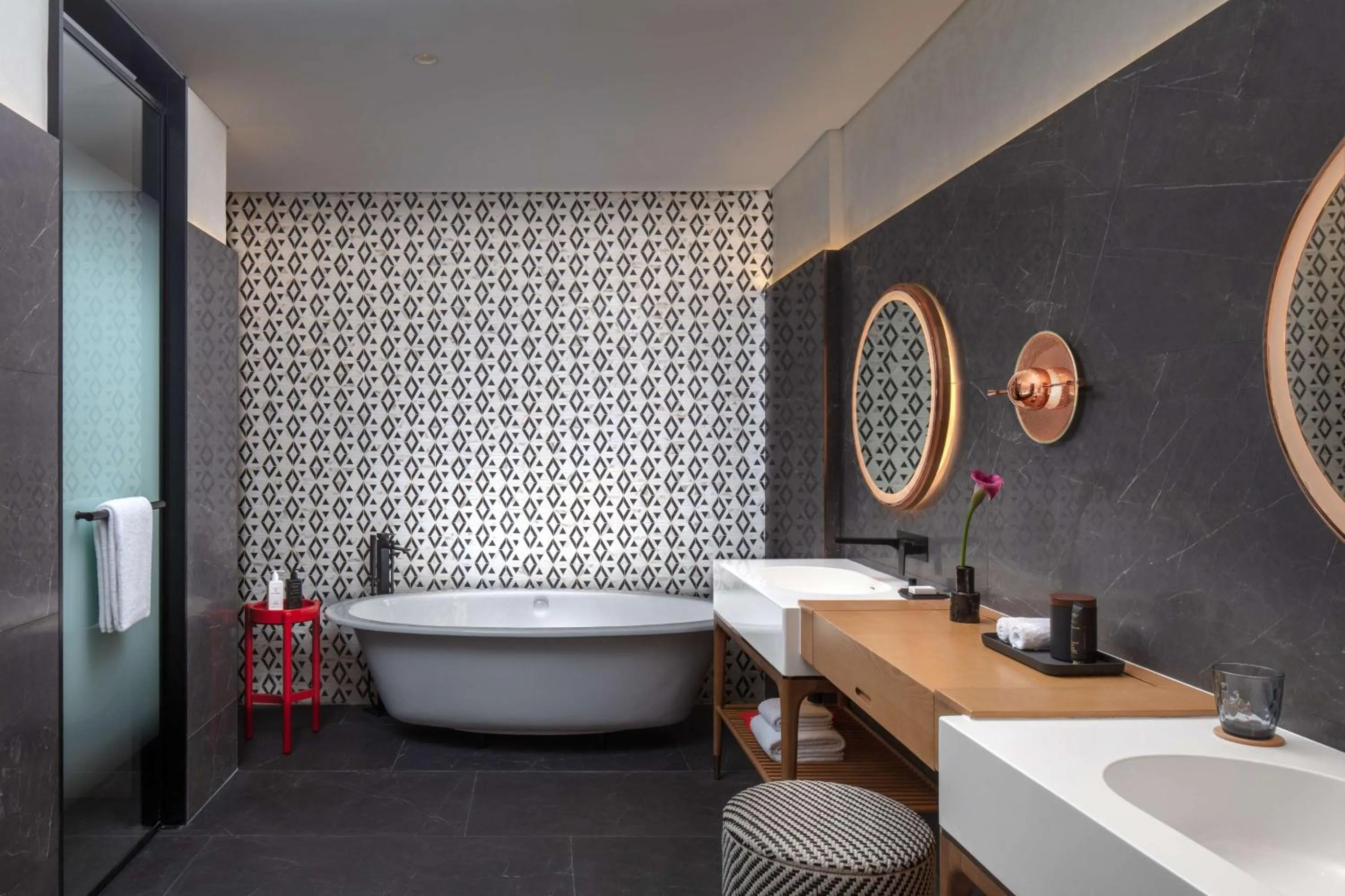 Bathroom in Andaz Doha, by Hyatt