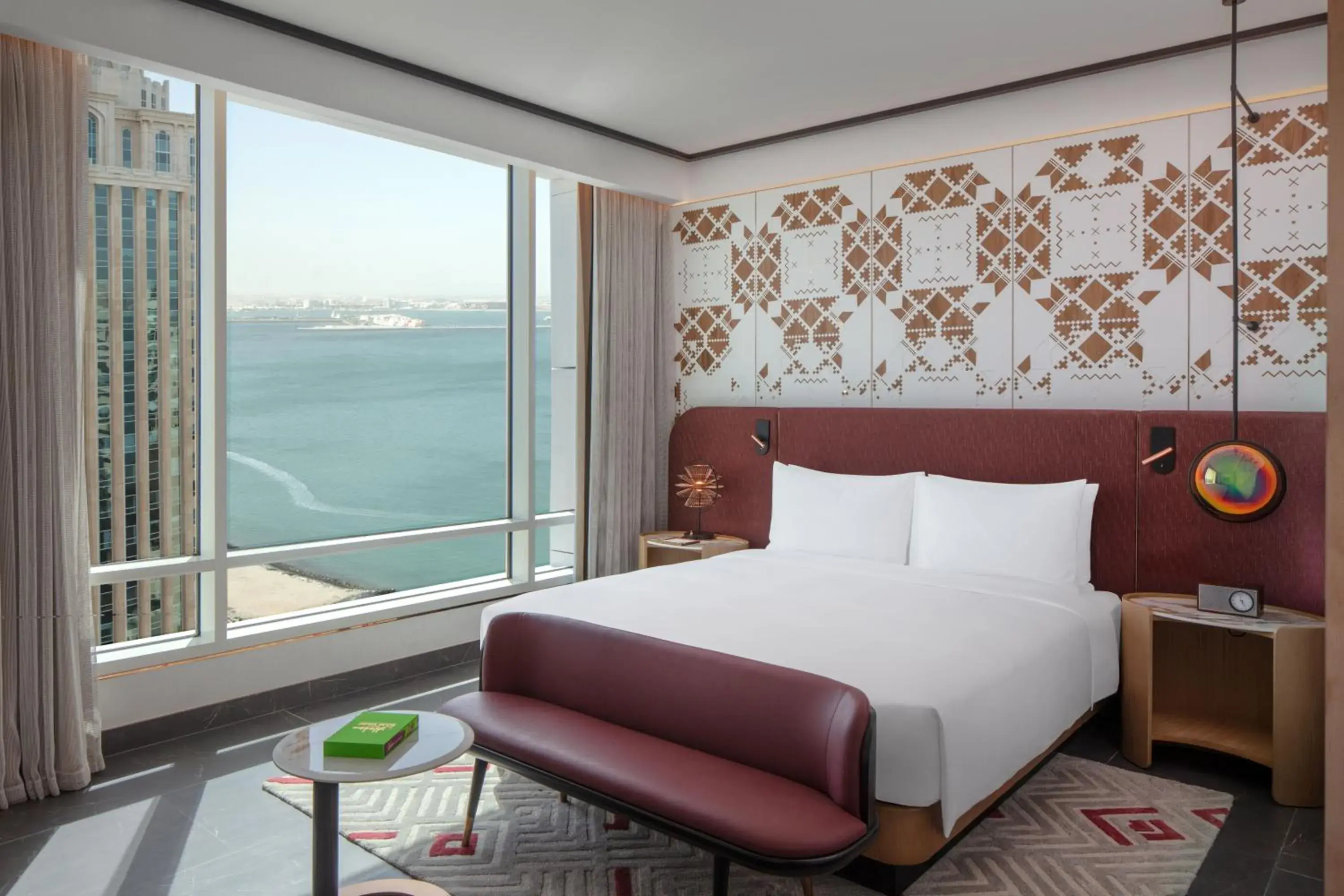 Bed in Andaz Doha, by Hyatt Bed in Andaz Doha, by Hyatt