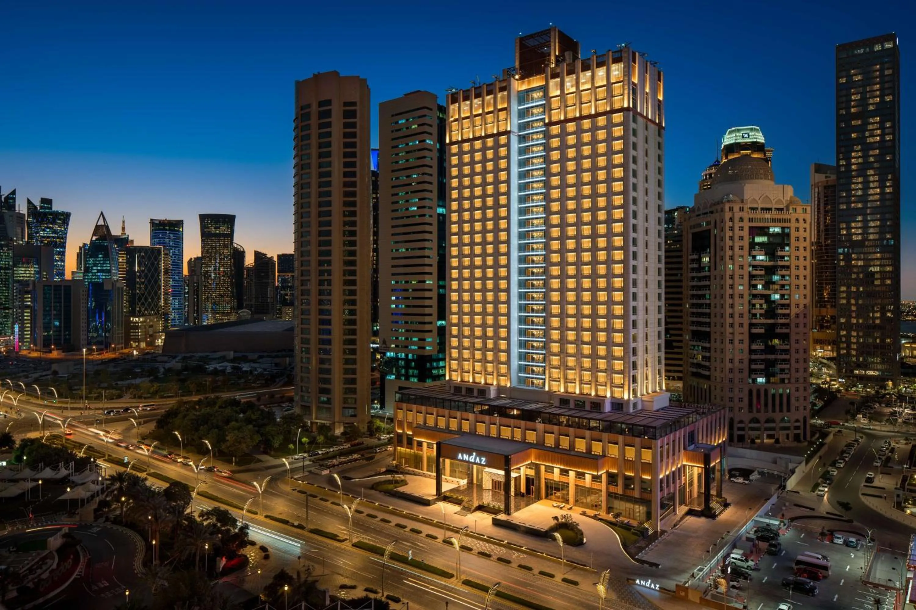 Property building in Andaz Doha, by Hyatt