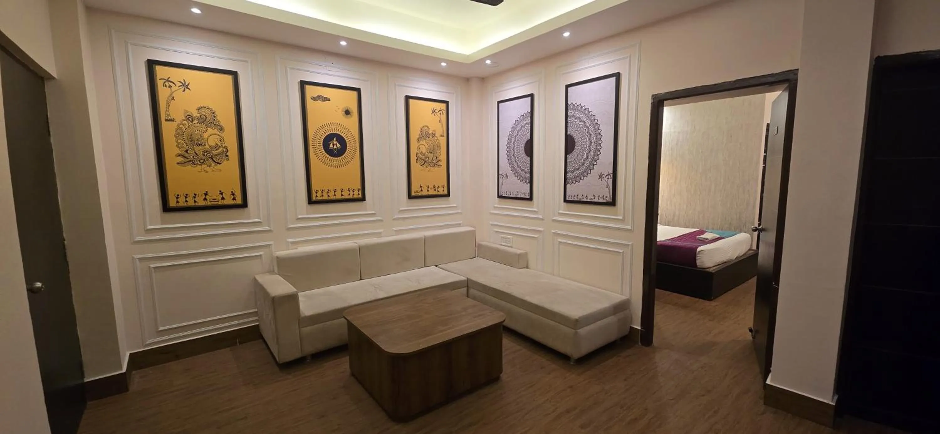 Bed in THE GREENSTAR INN PREMIUM