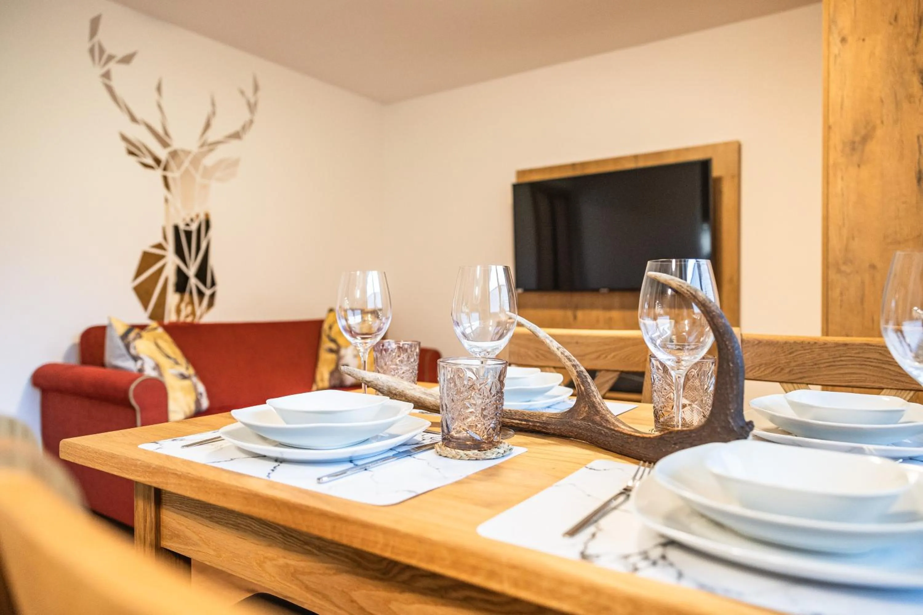 Living room in Appartements by Hofer - Ski-in Ski-out