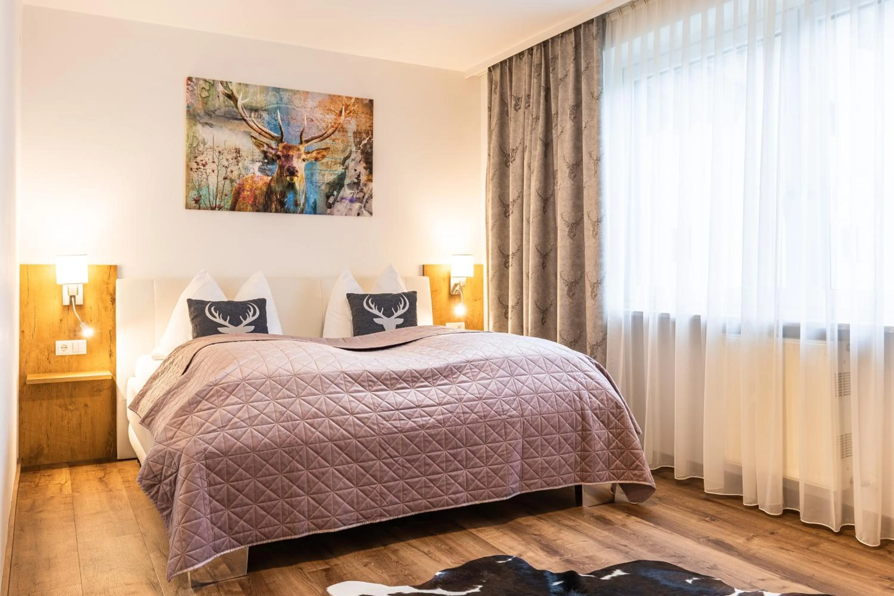 Bedroom, Bed in Appartements by Hofer - Ski-in Ski-out