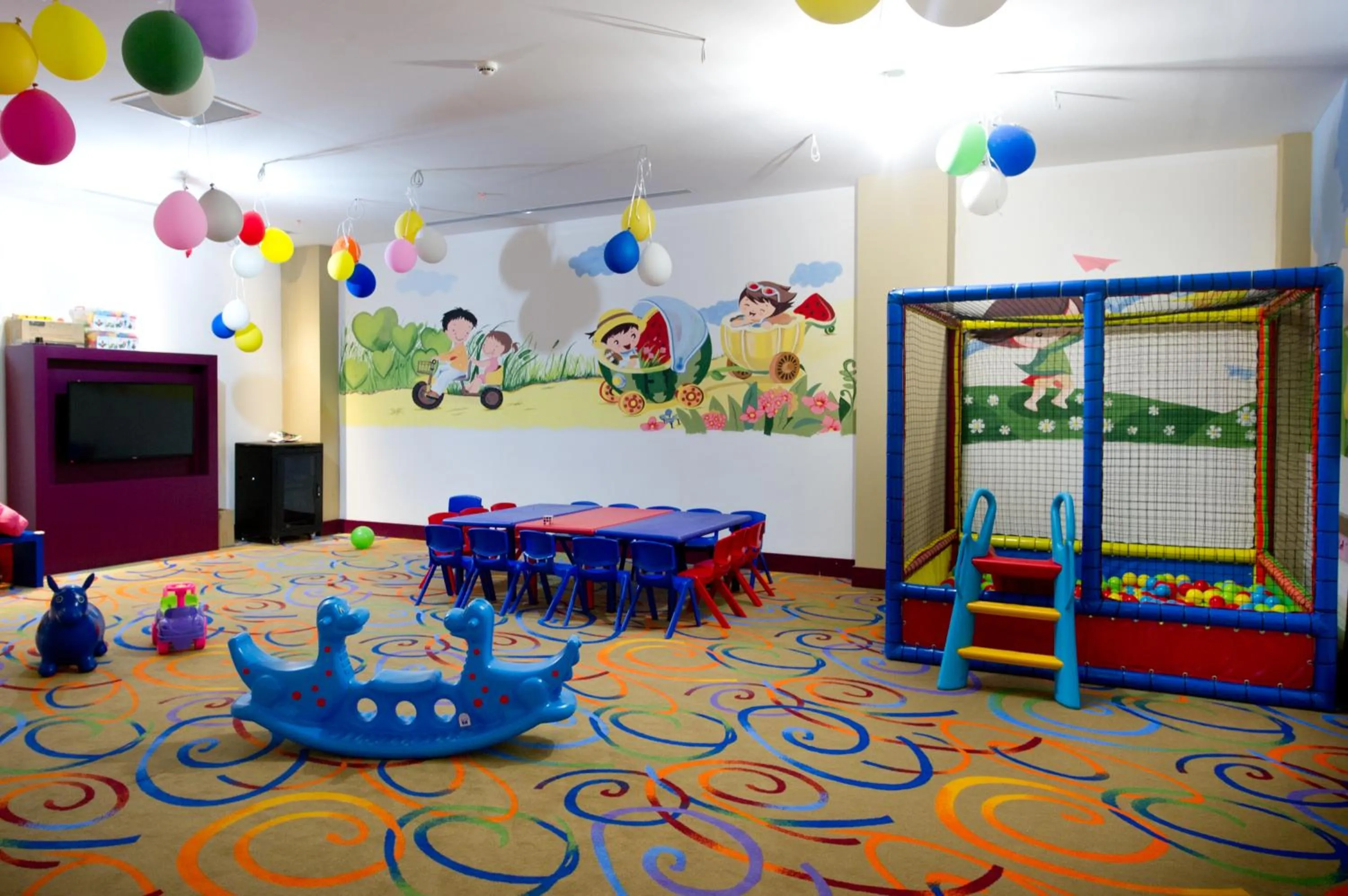 Children play ground in ALUSSO THERMAL HOTEL SPA