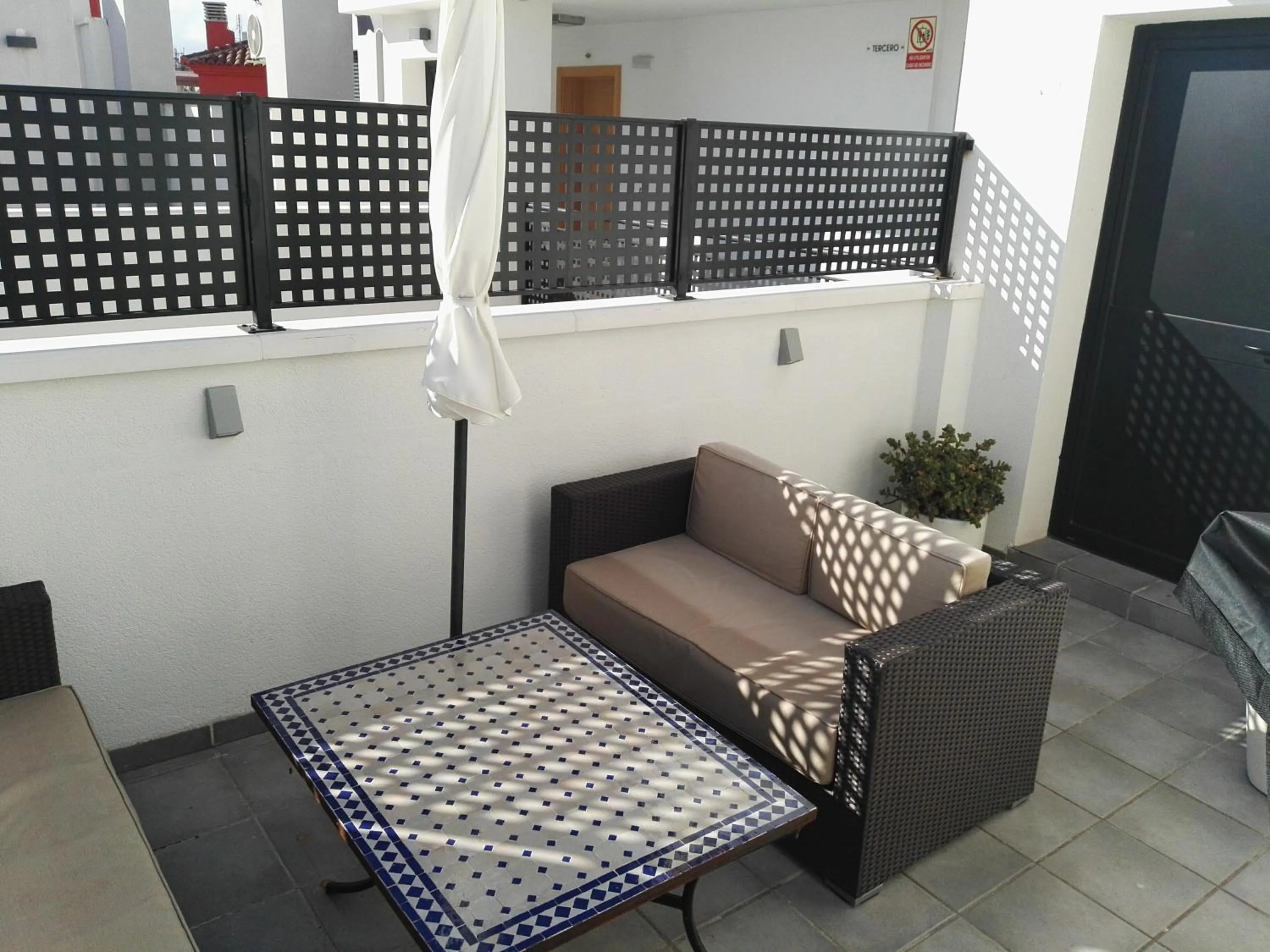 Balcony/Terrace in Apartamento Cervantes