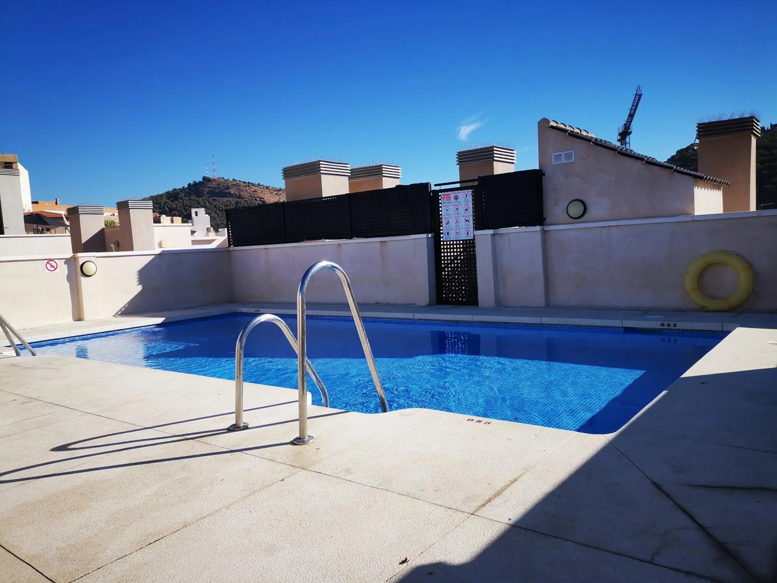 Pool view in Apartamento Cervantes