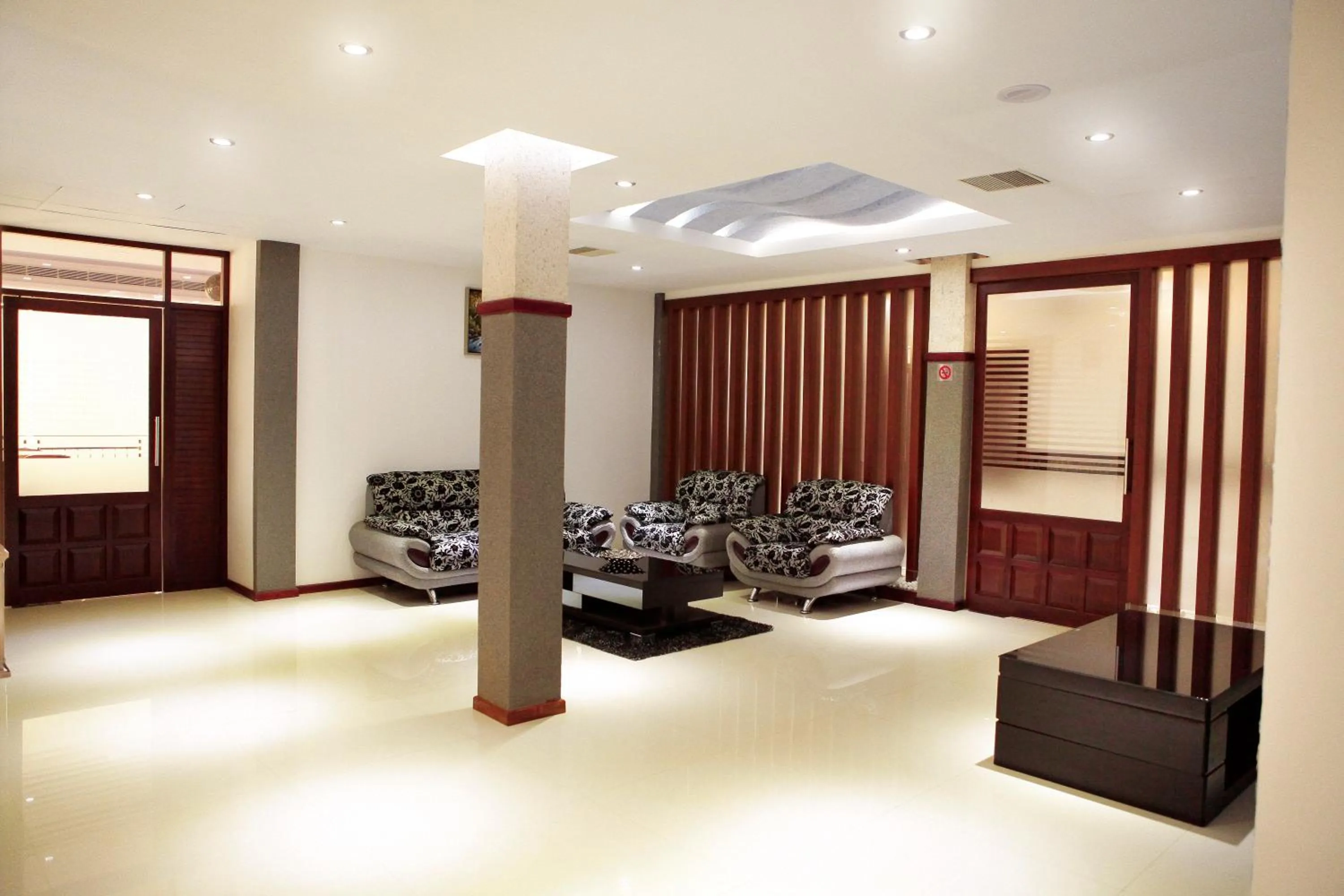 Seating area in Athirappilly Residency Chalakudy