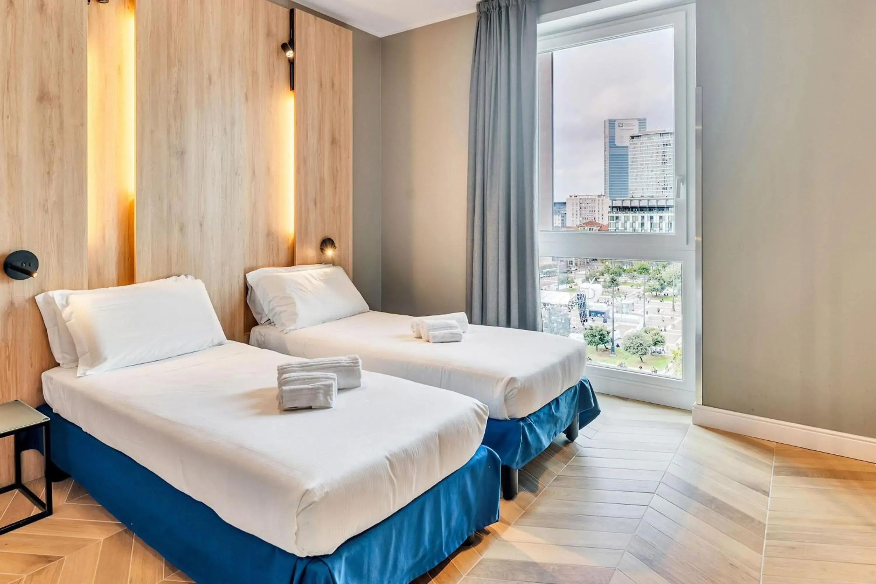 Photo of the whole room, Bed in B&B Hotel Milano Aosta Photo of the whole room, Bed in B&B Hotel Milano Aosta