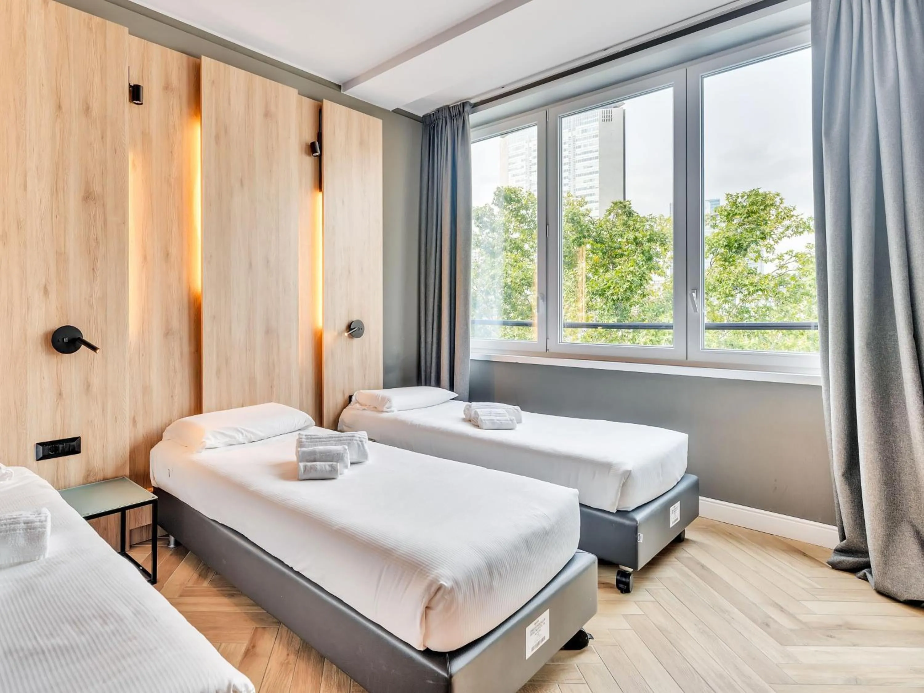 Photo of the whole room, Bed in B&B Hotel Milano Aosta