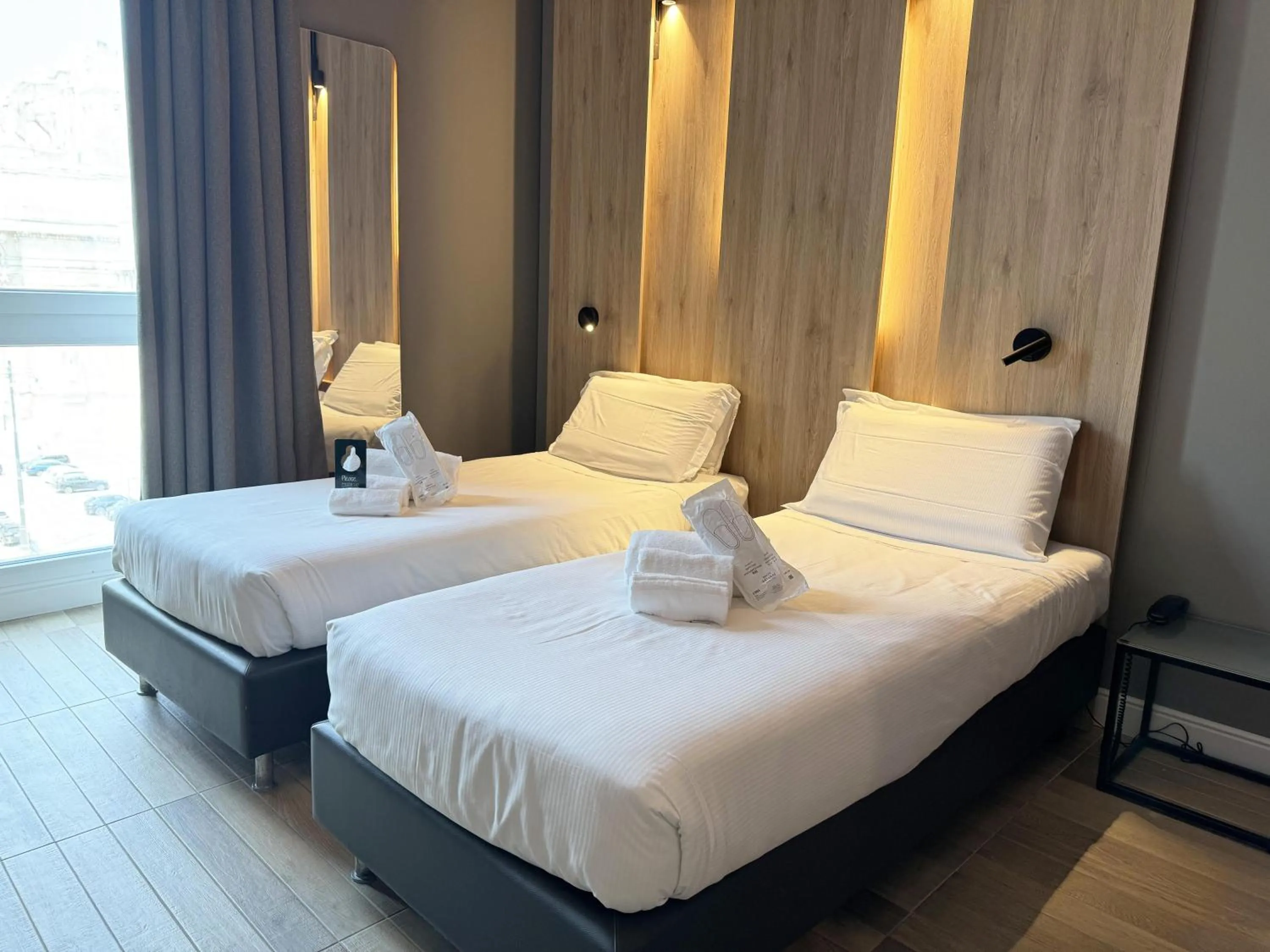 Photo of the whole room, Bed in B&B Hotel Milano Aosta