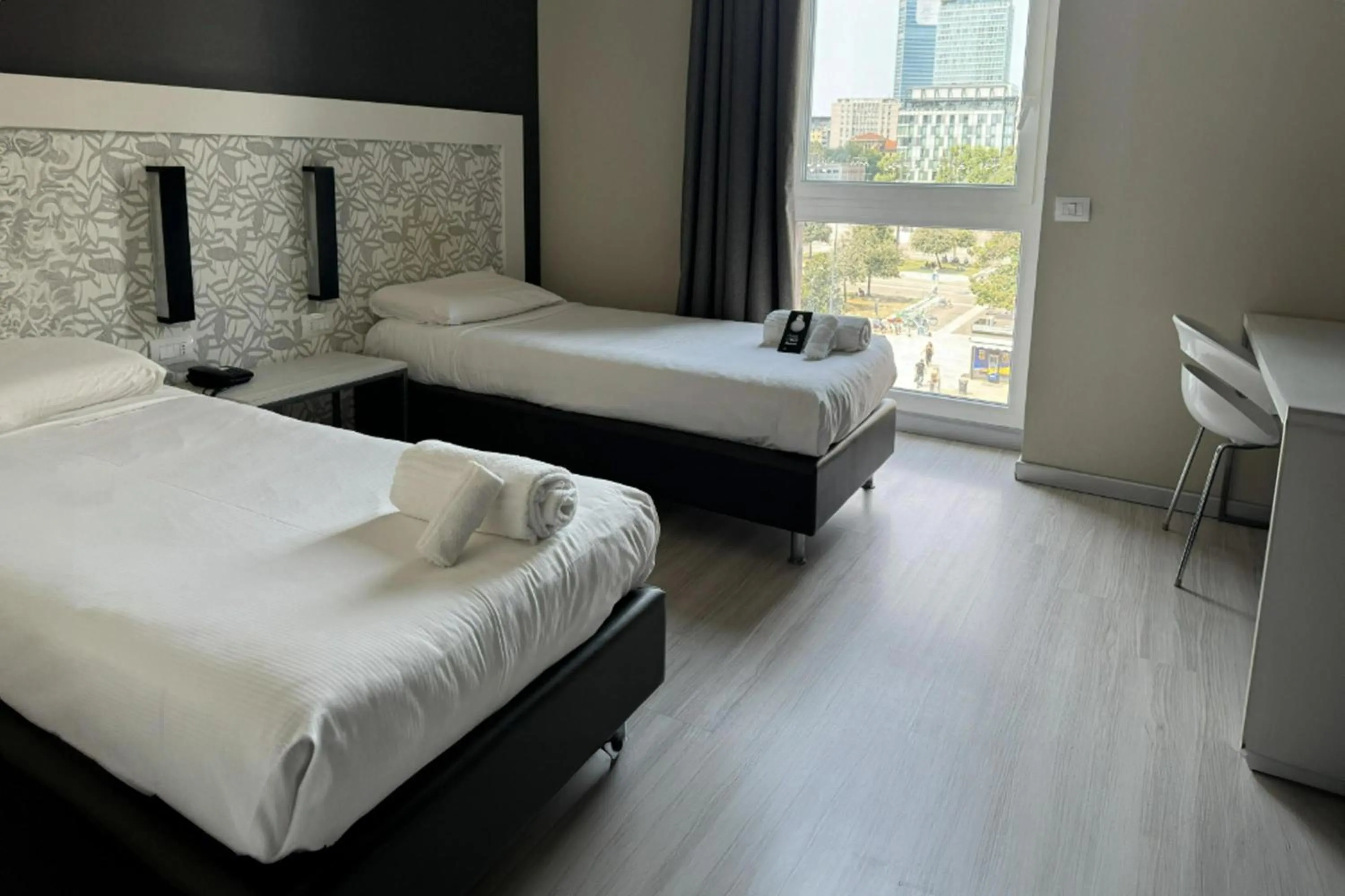 Photo of the whole room, Bed in B&B Hotel Milano Aosta