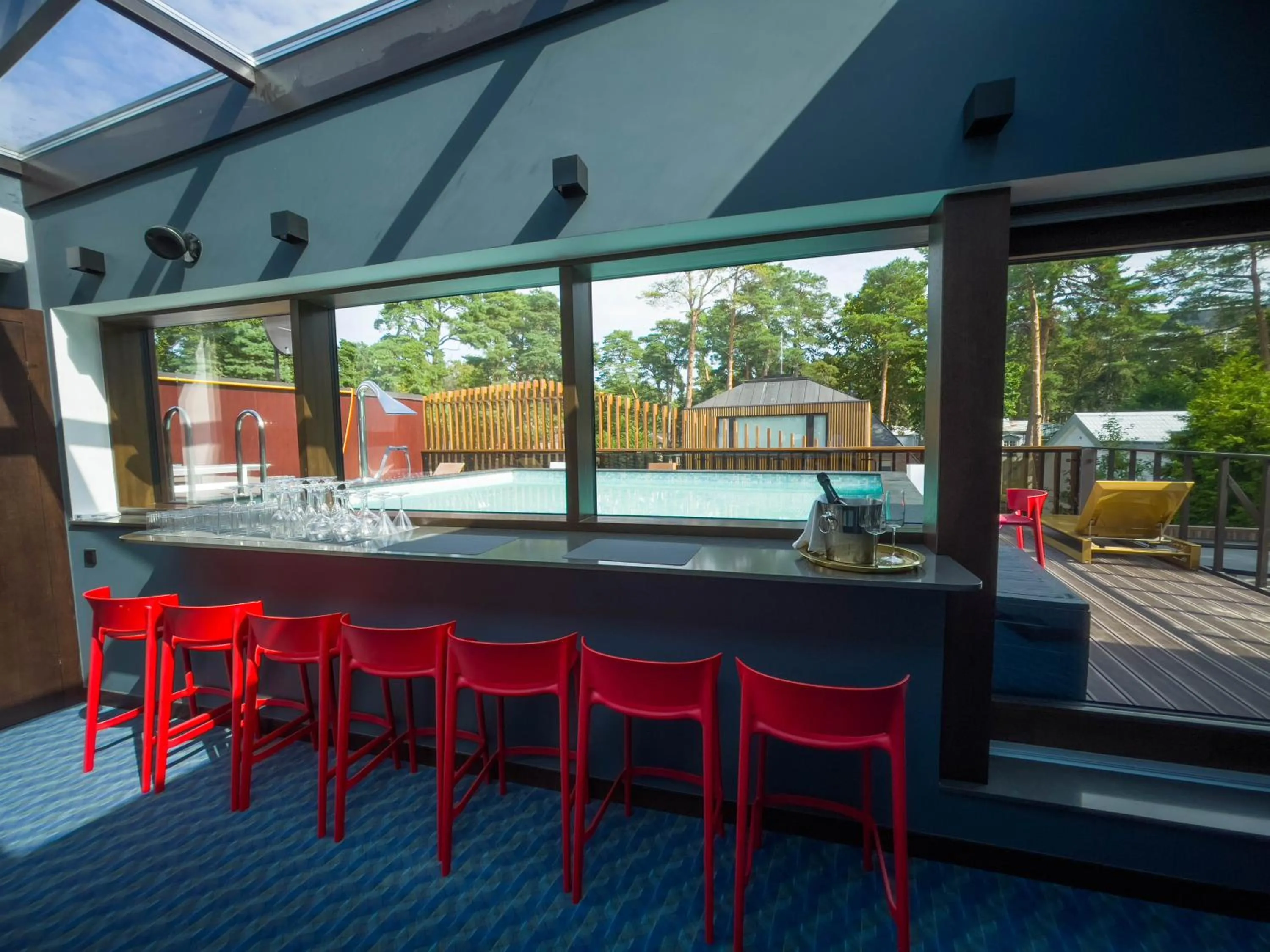 Swimming pool in Villa Lettonia