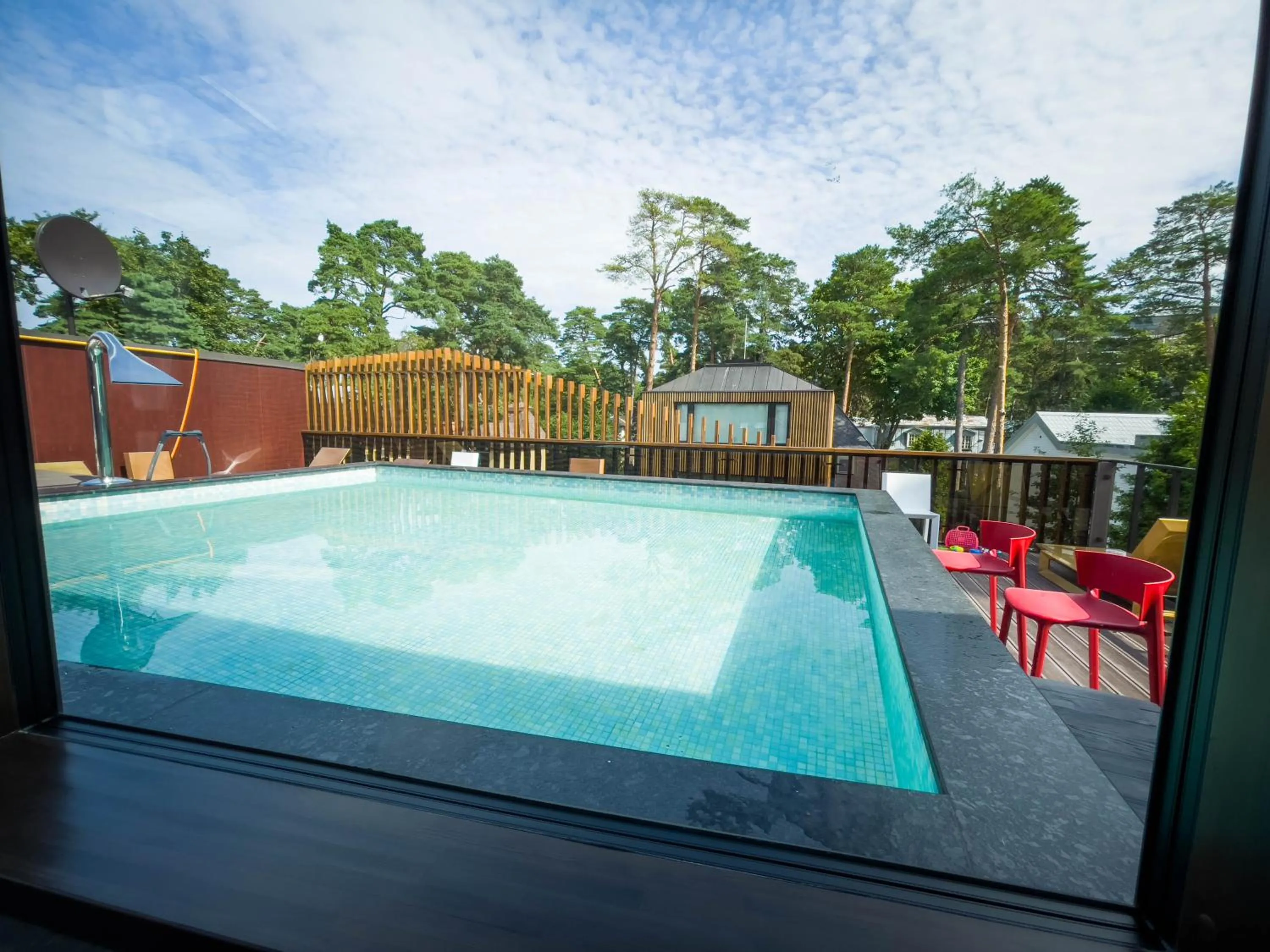 Swimming pool in Villa Lettonia