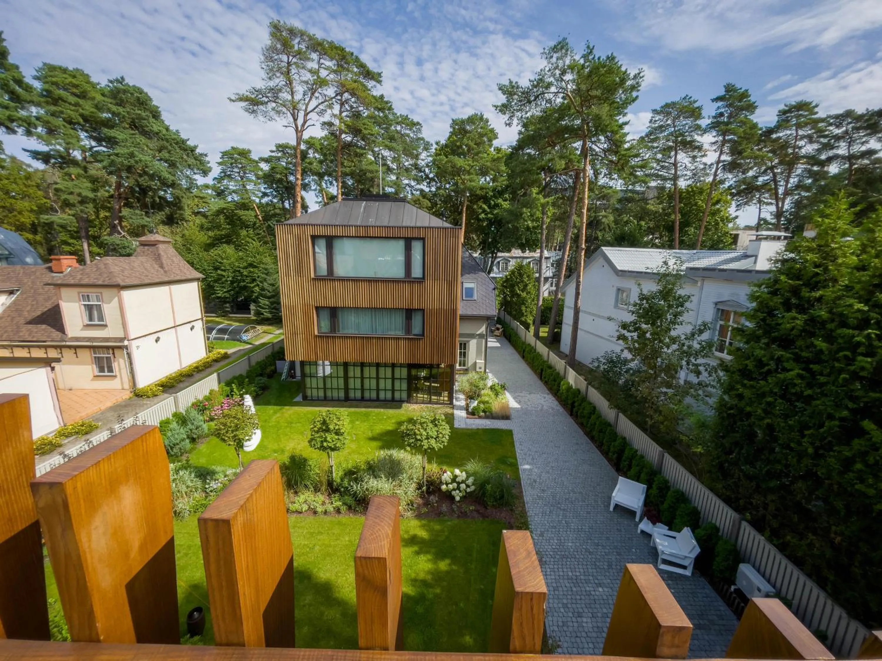 Balcony/Terrace in Villa Lettonia