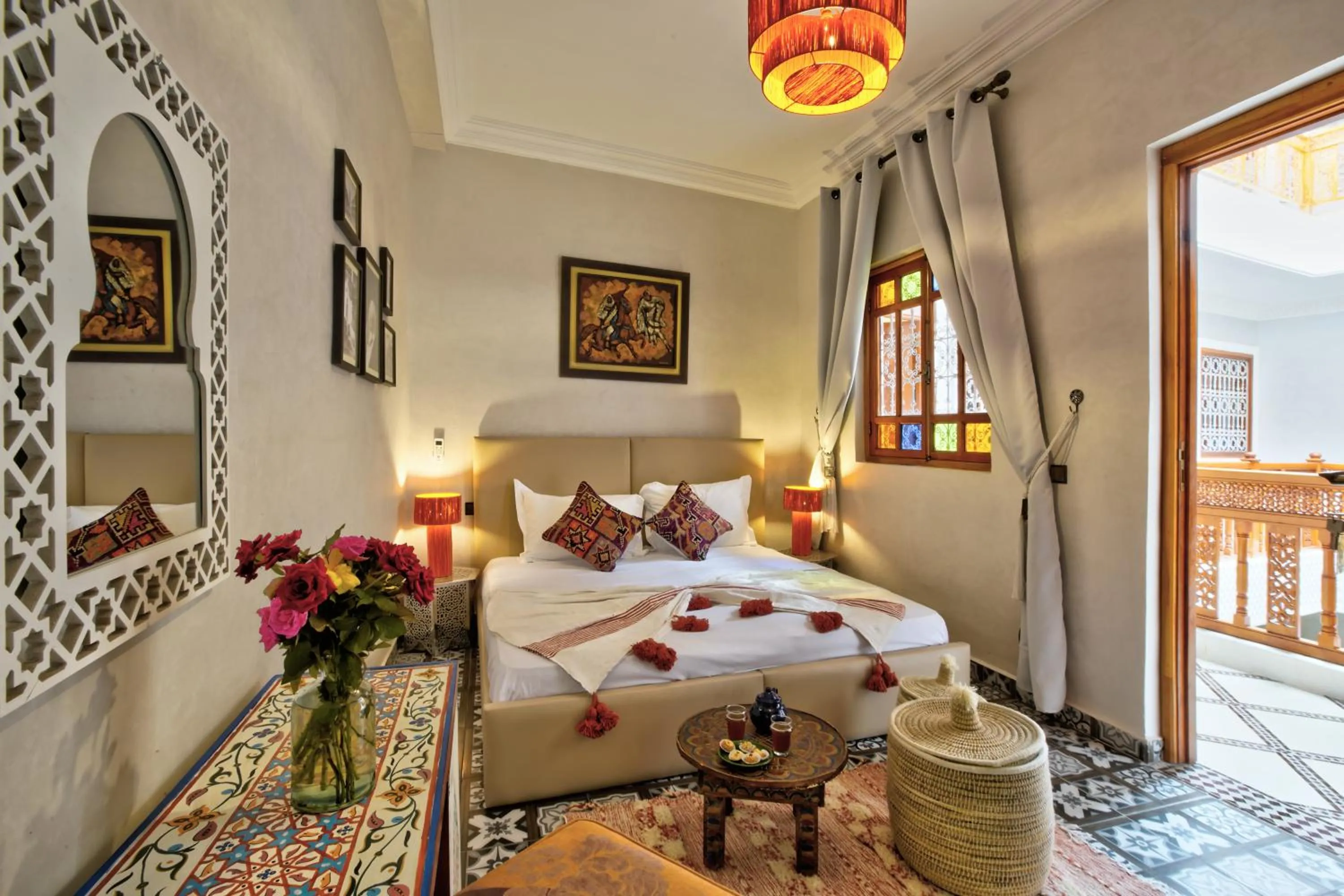 Photo of the whole room, Bed in Riad Arabkech
