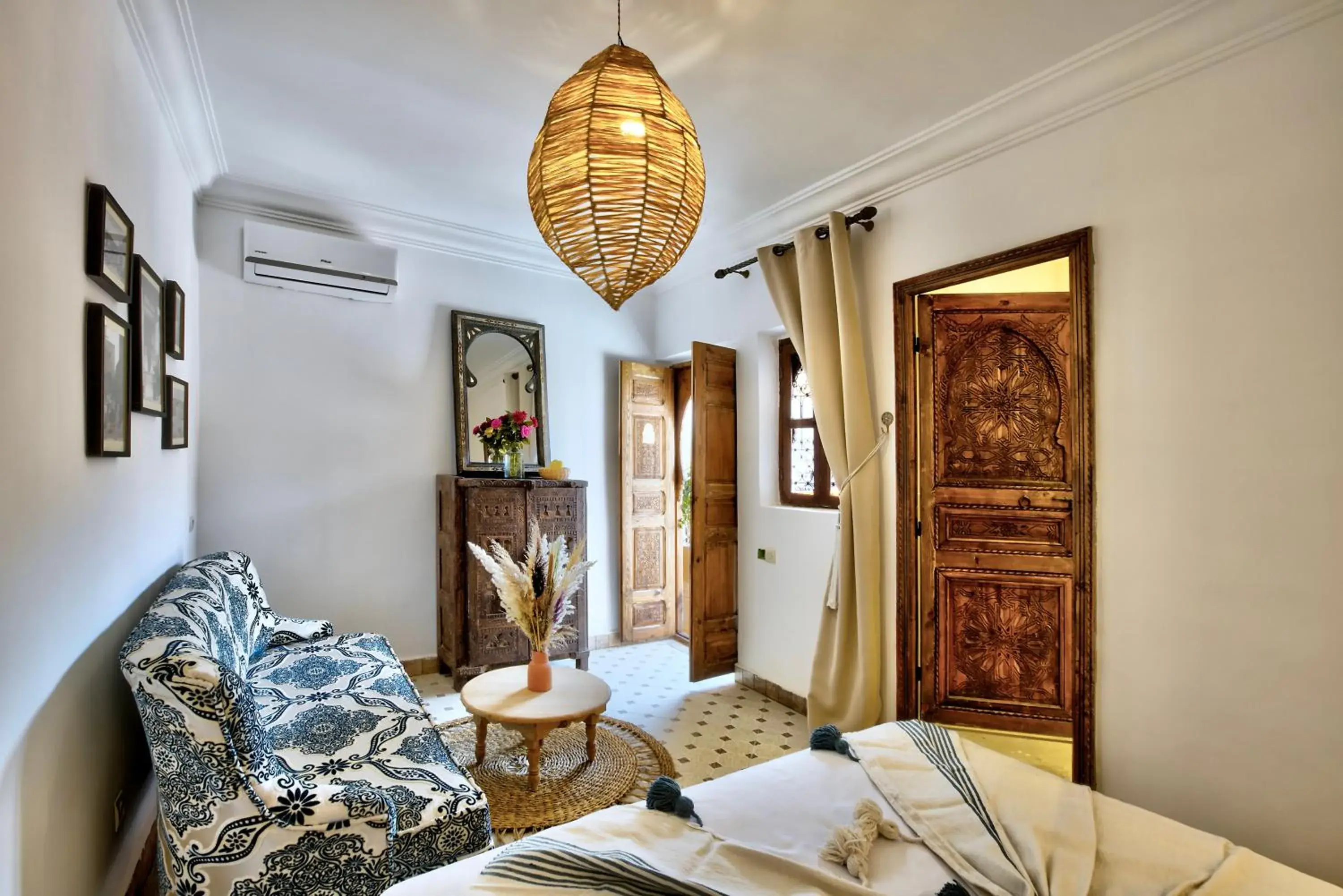 Bed in Riad Arabkech Bed in Riad Arabkech