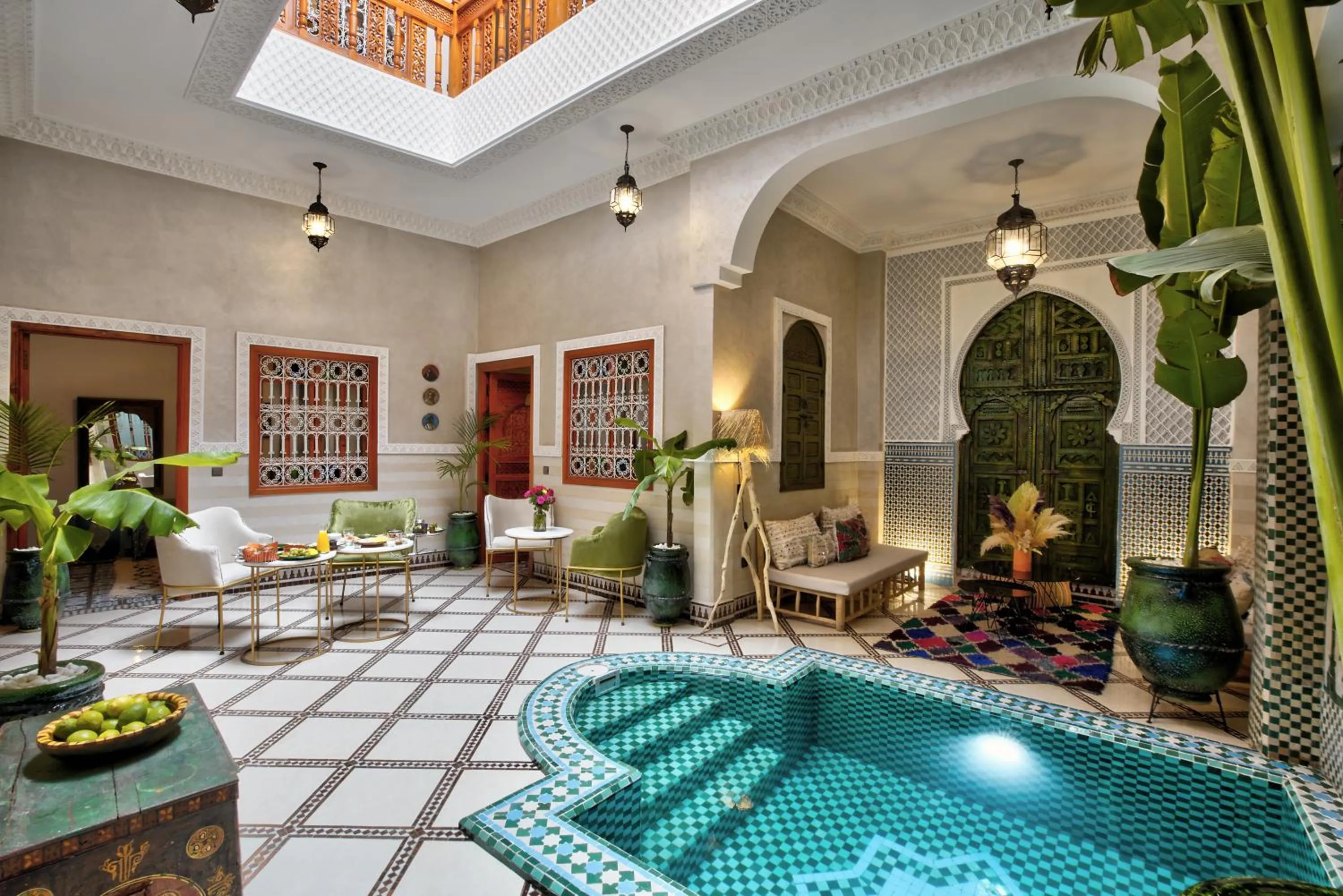 Swimming pool in Riad Arabkech