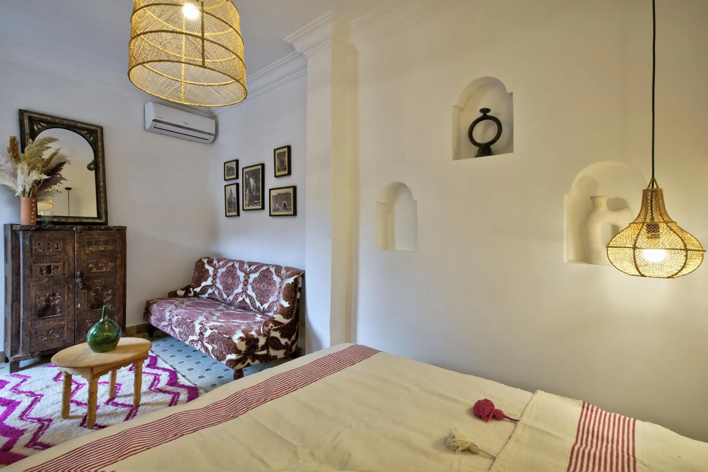 Bed in Riad Arabkech