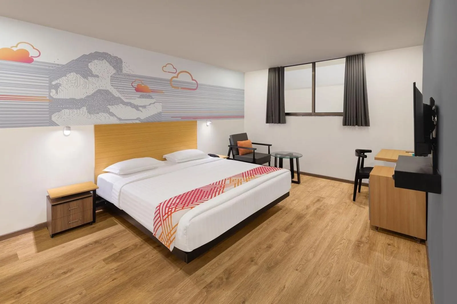 Bedroom, Bed in Ginger Ahmedabad RTO Circle