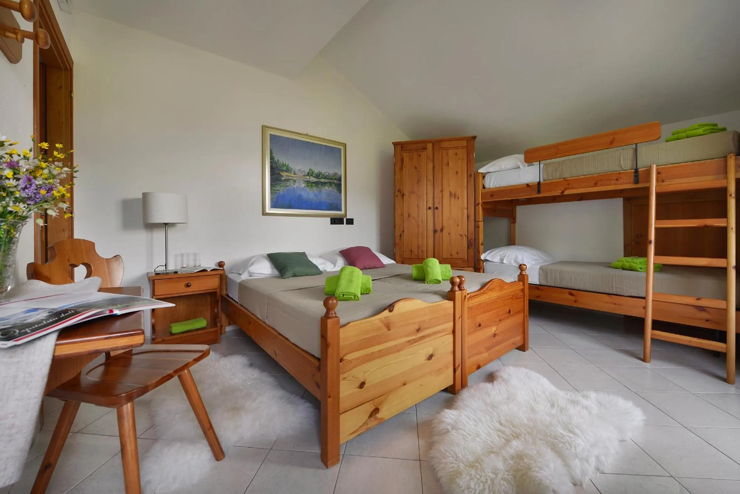 Bed in Albergo Casa Alpina San Luigi