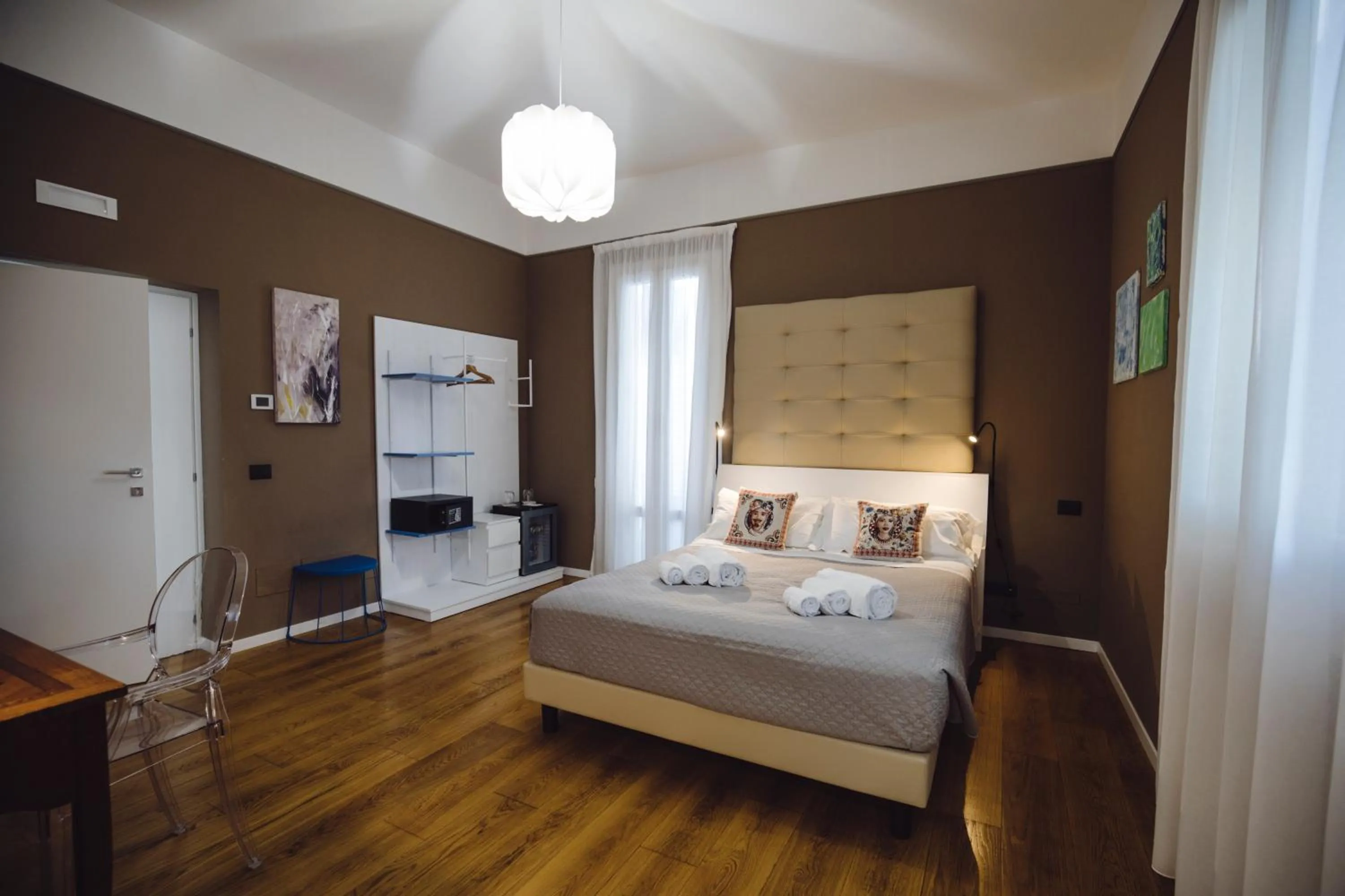 Bed in Villa Calipso