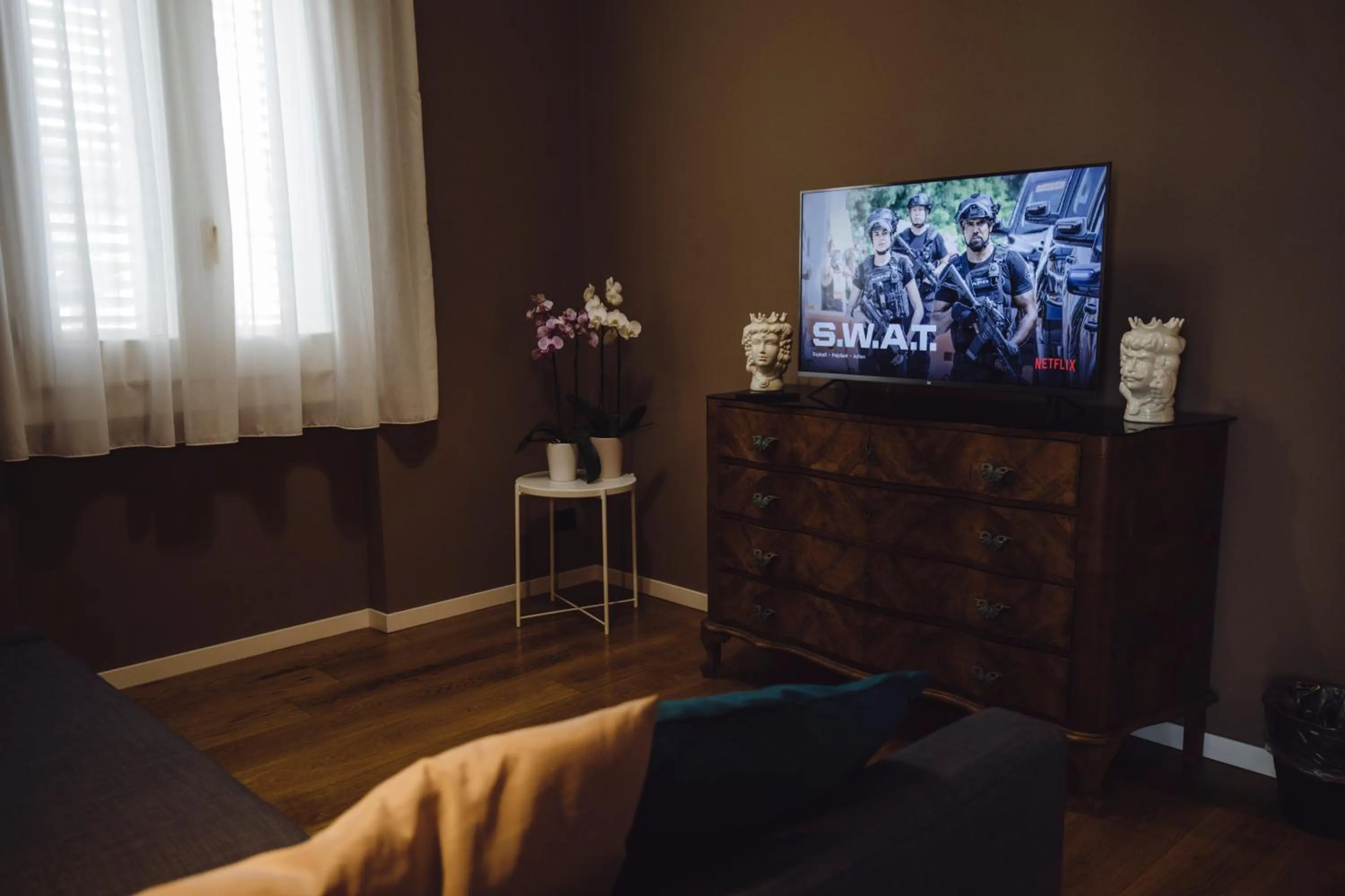 Living room in Villa Calipso