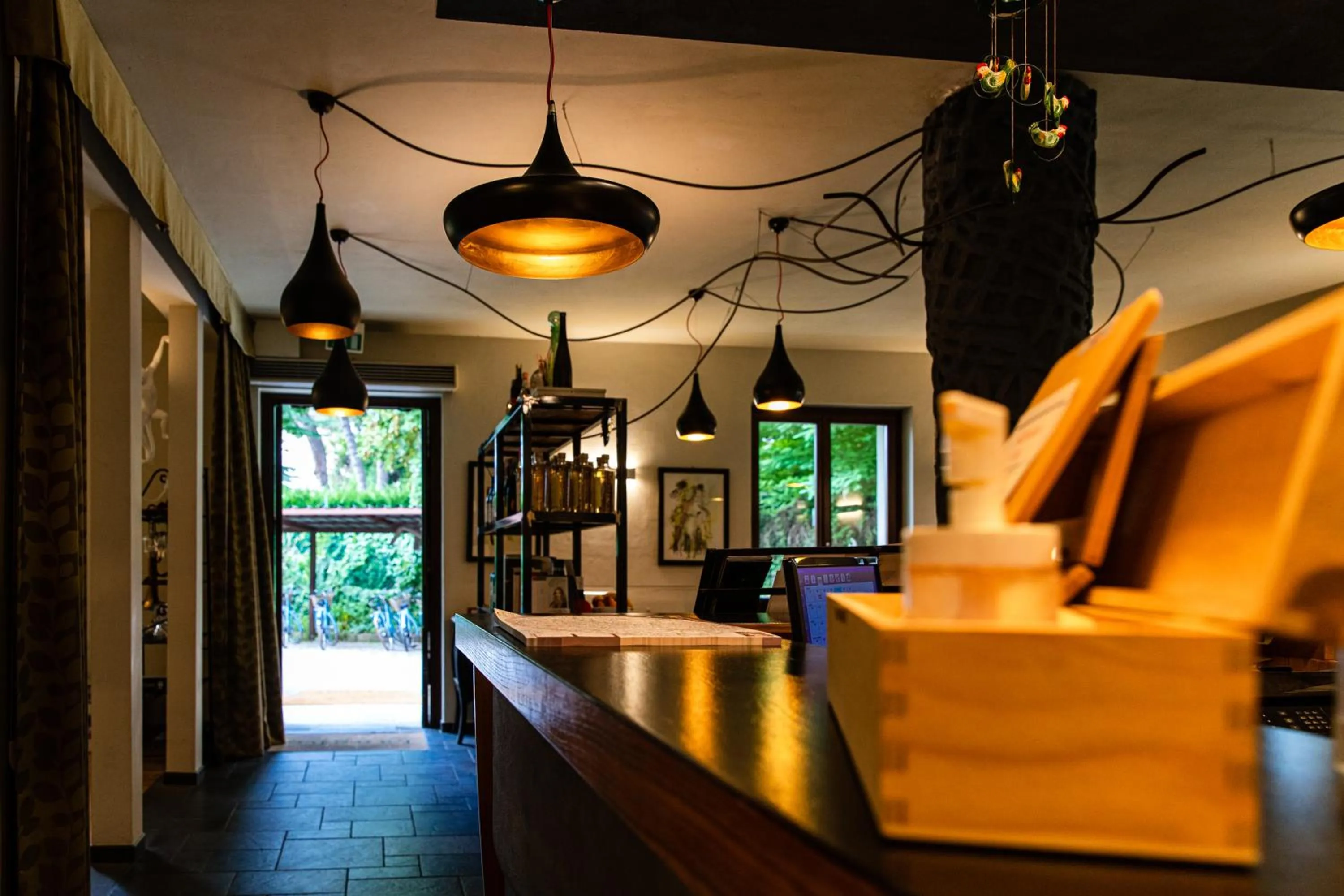 Lobby or reception in Hotel Langhe