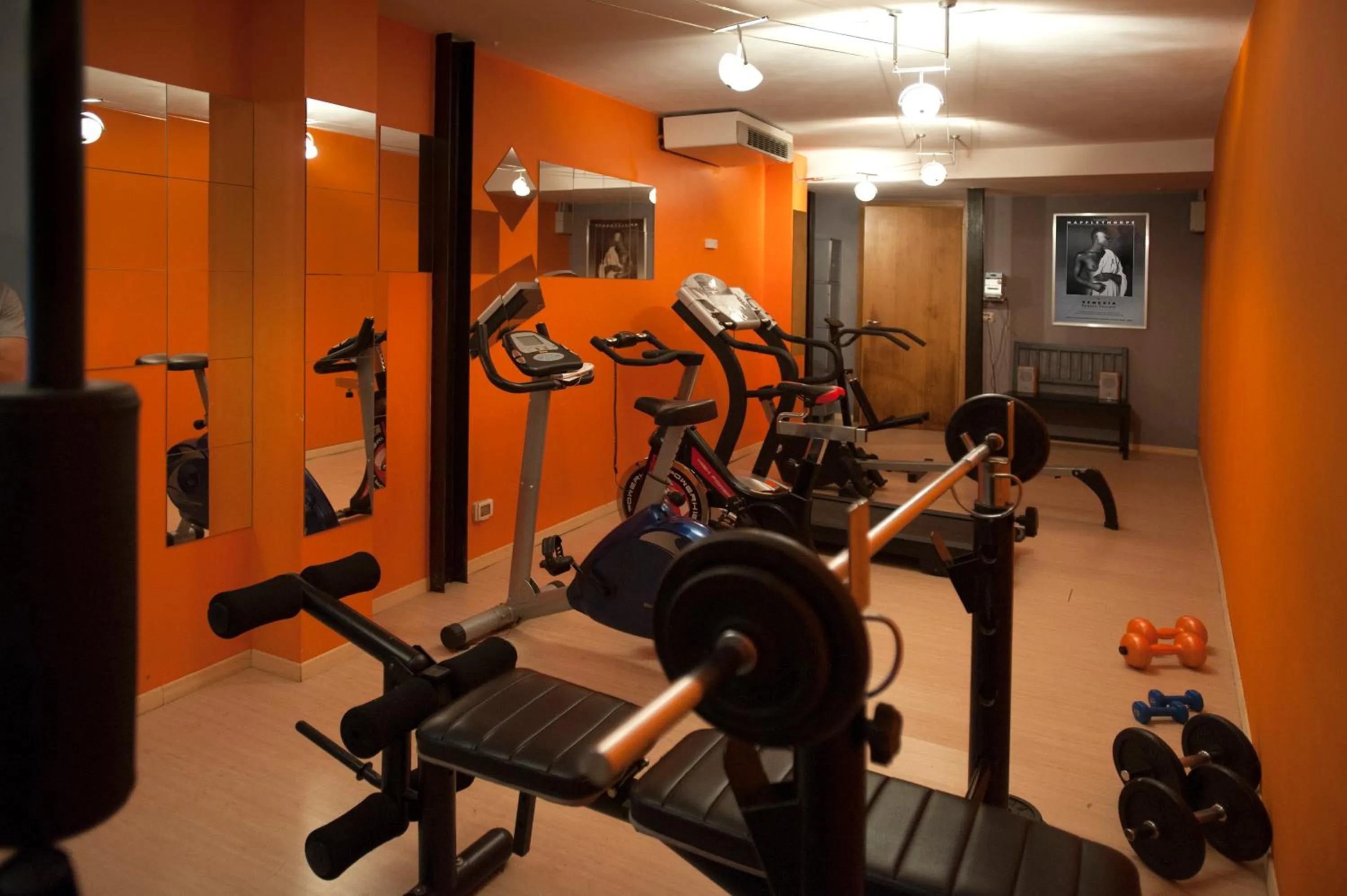 Fitness centre/facilities in Hotel Langhe