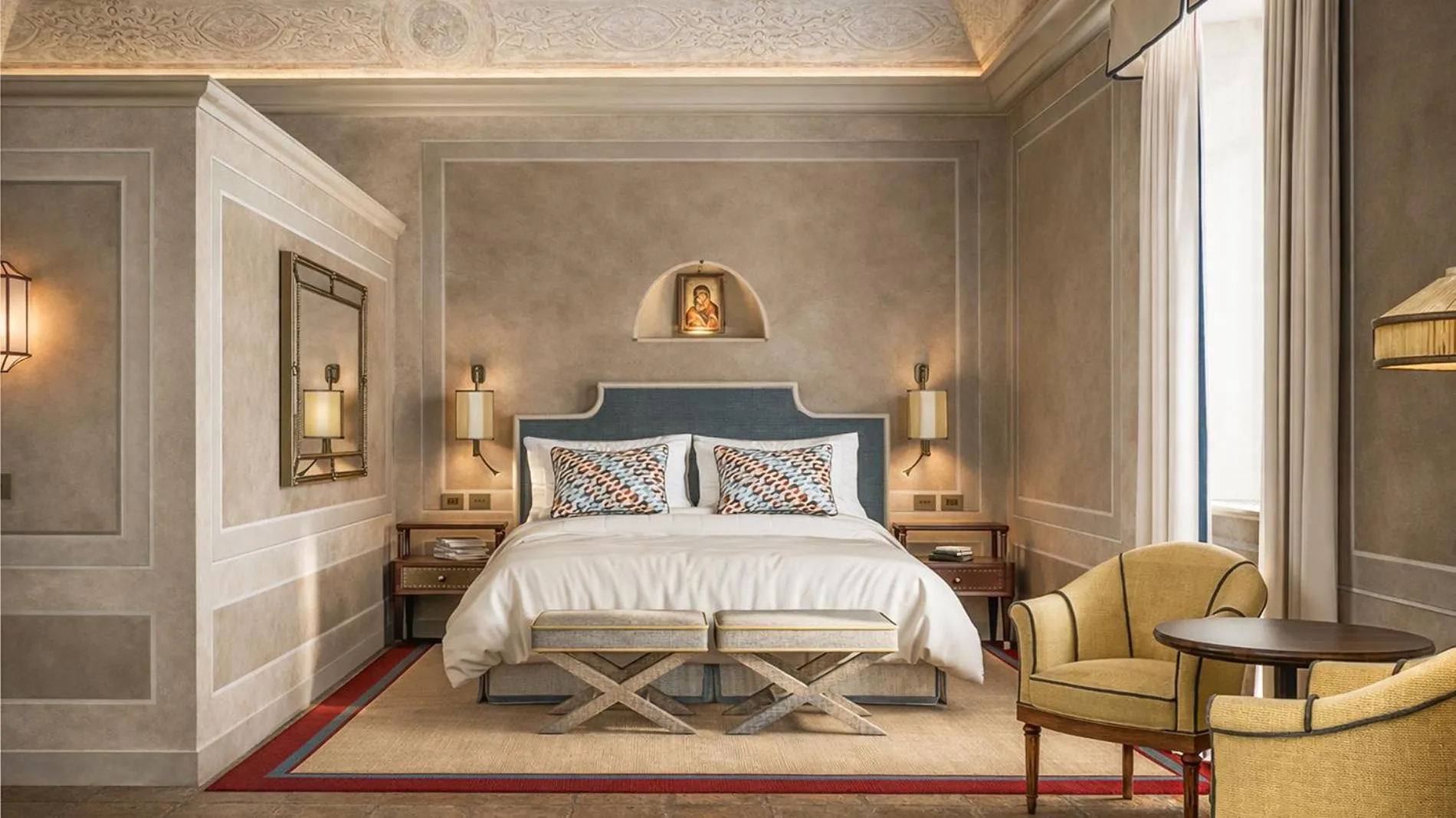 Bed in Relais Sant'Uffizio Wellness & Spa