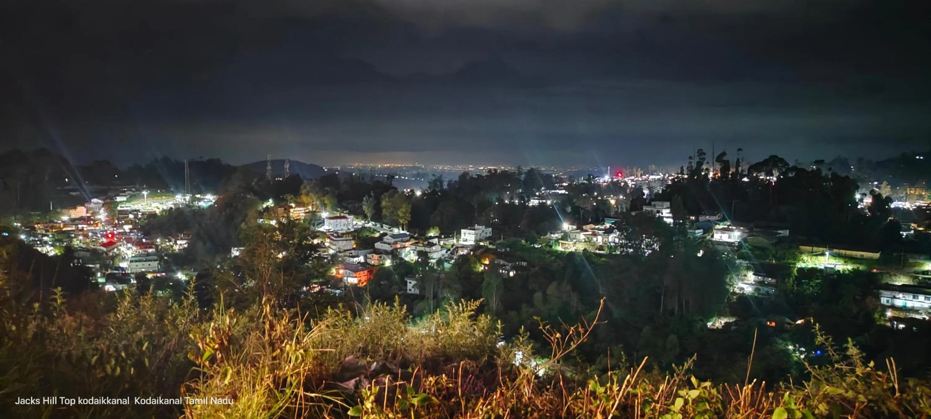 Night in The Jacks Hilltop Resort Kodaikanal