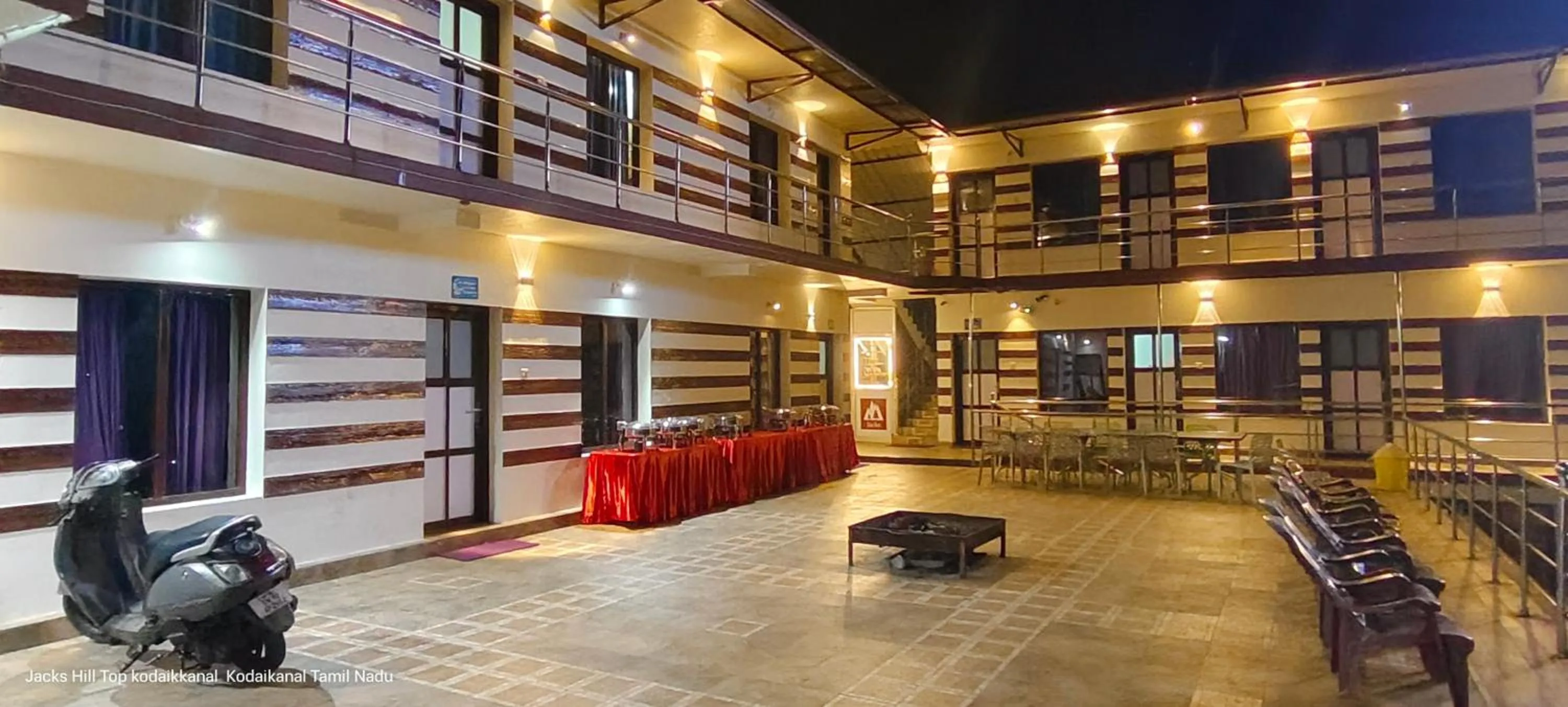 Patio in The Jacks Hilltop Resort Kodaikanal