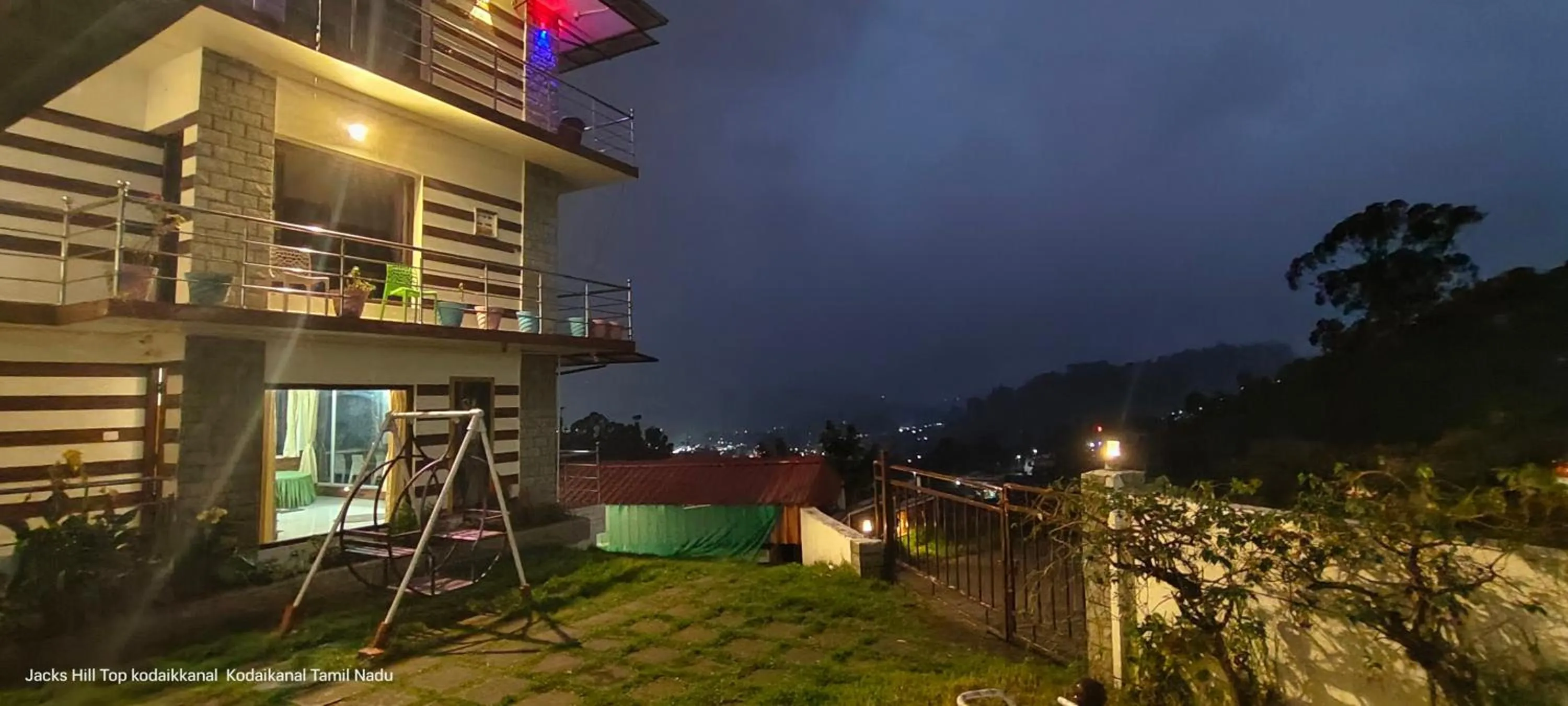 Night in The Jacks Hilltop Resort Kodaikanal