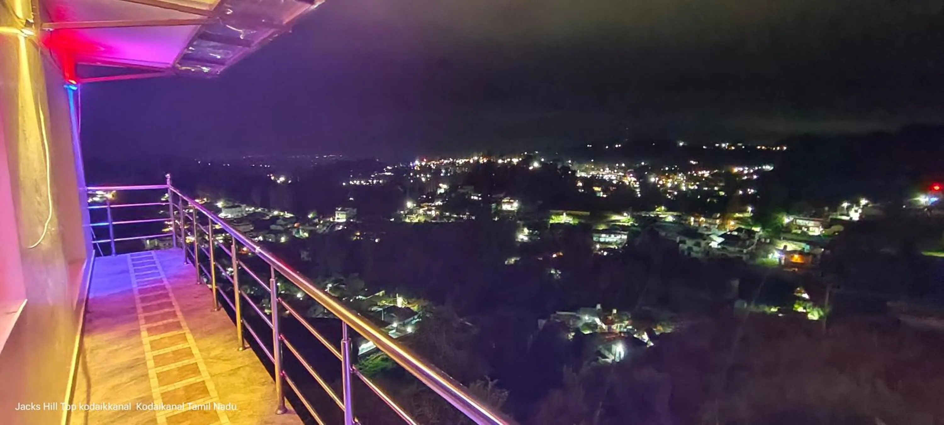 Night in The Jacks Hilltop Resort Kodaikanal