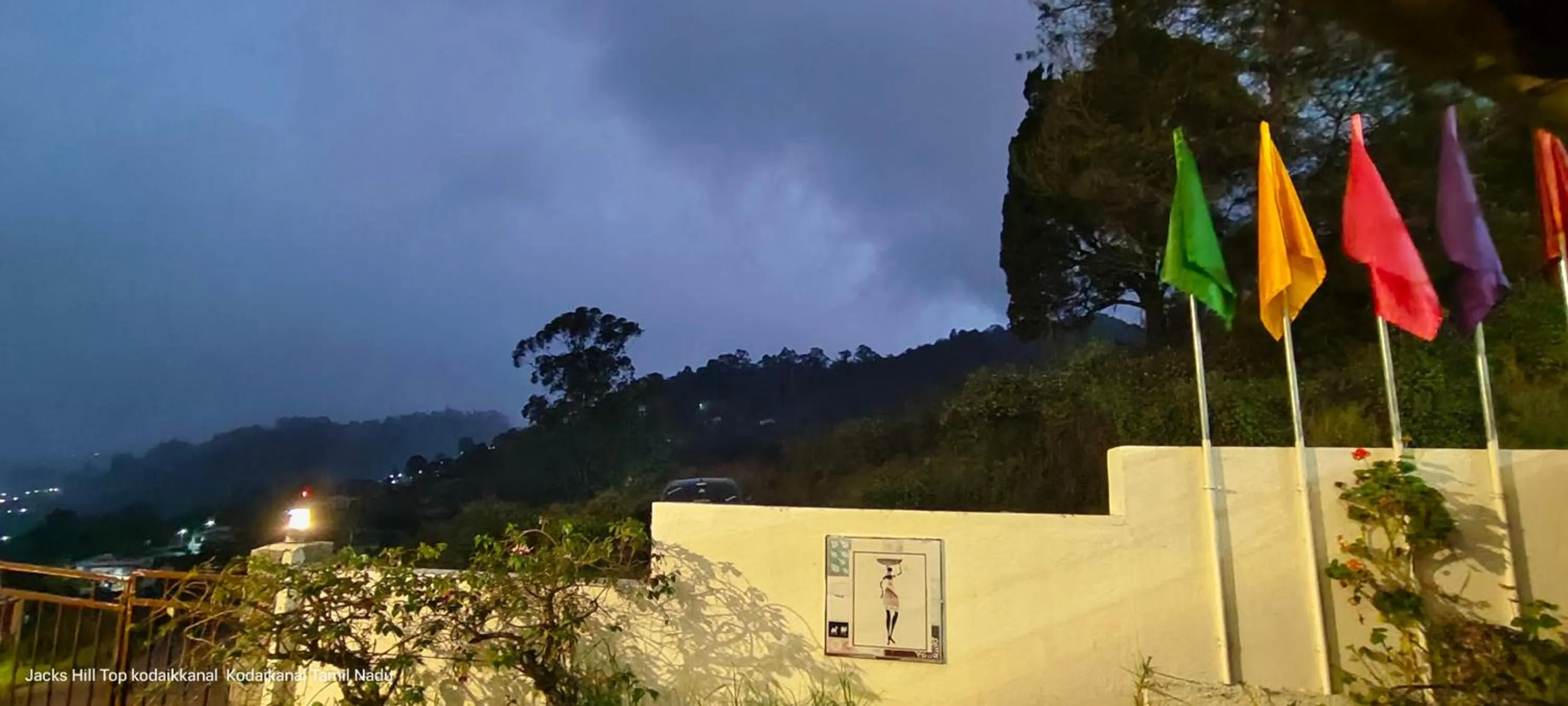 Night in The Jacks Hilltop Resort Kodaikanal