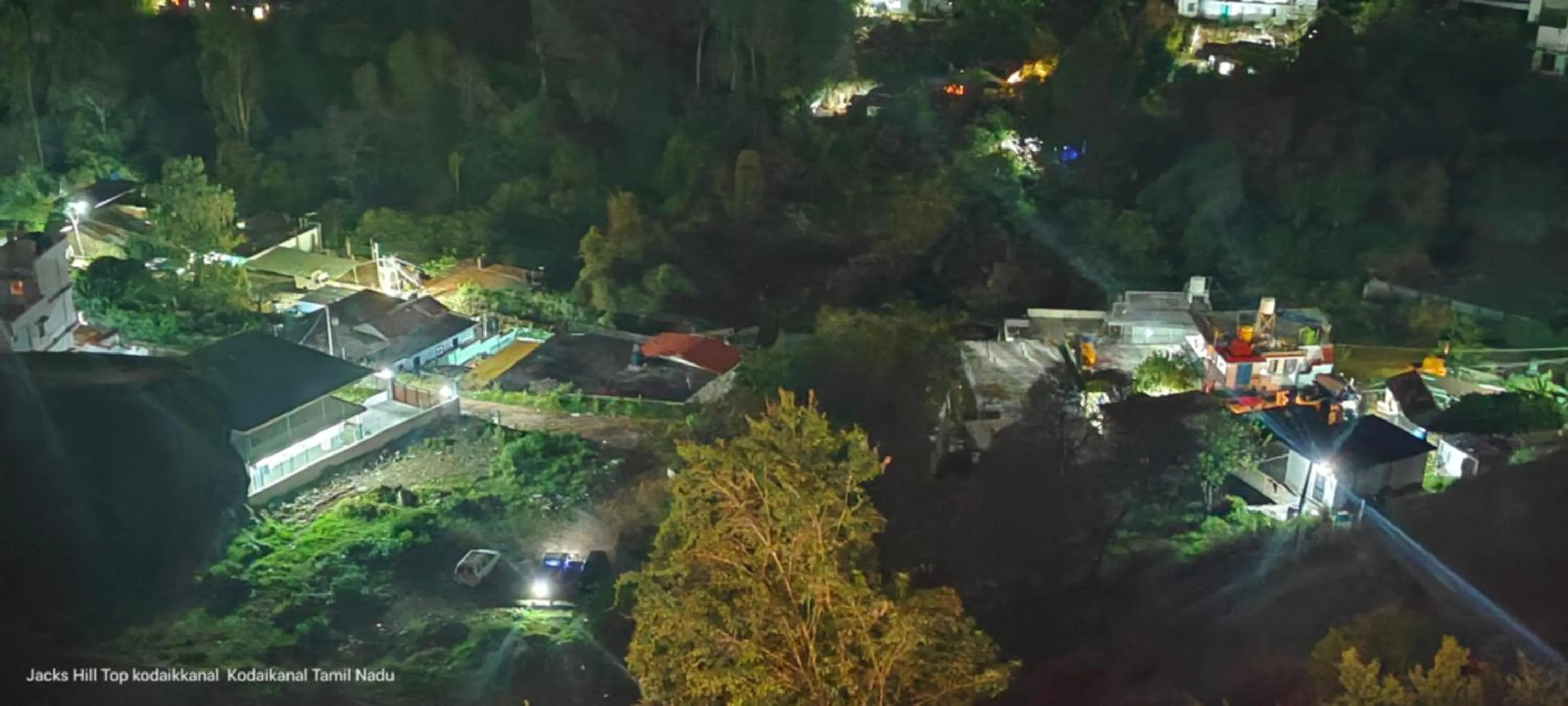 Night in The Jacks Hilltop Resort Kodaikanal