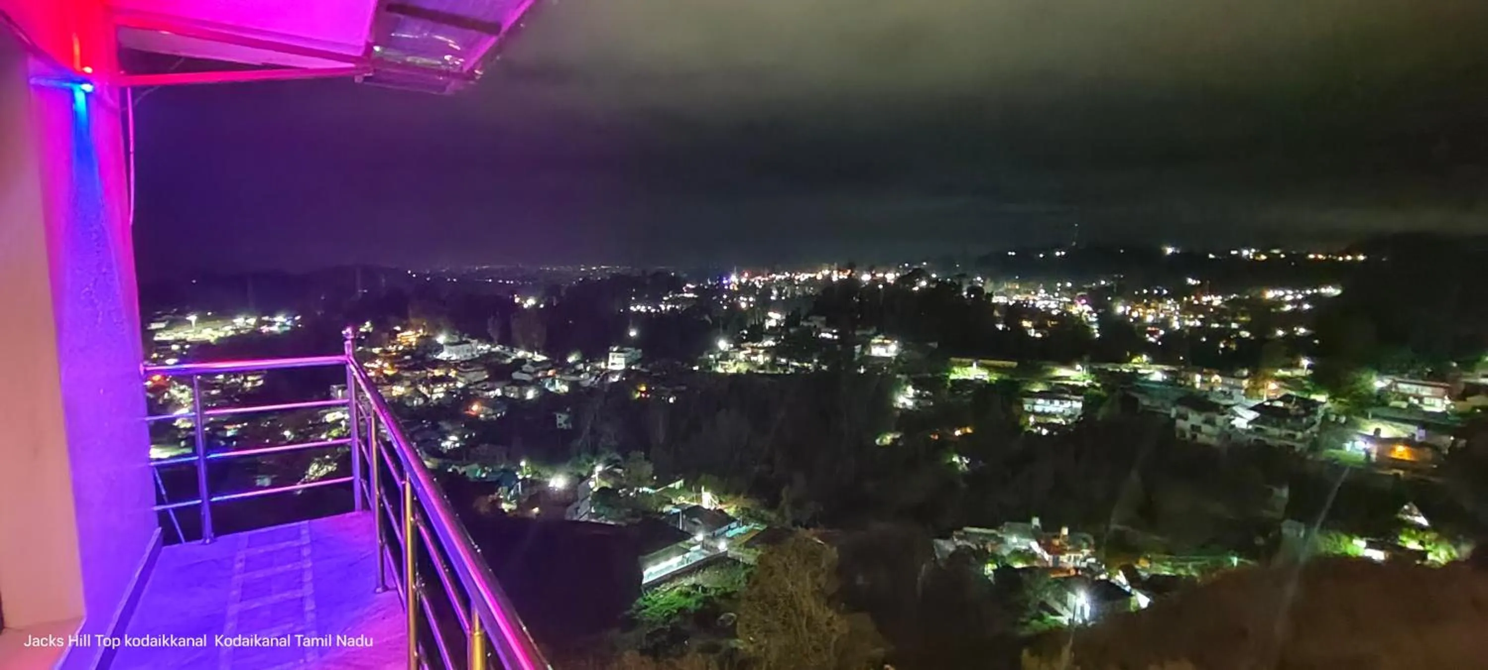 Night in The Jacks Hilltop Resort Kodaikanal