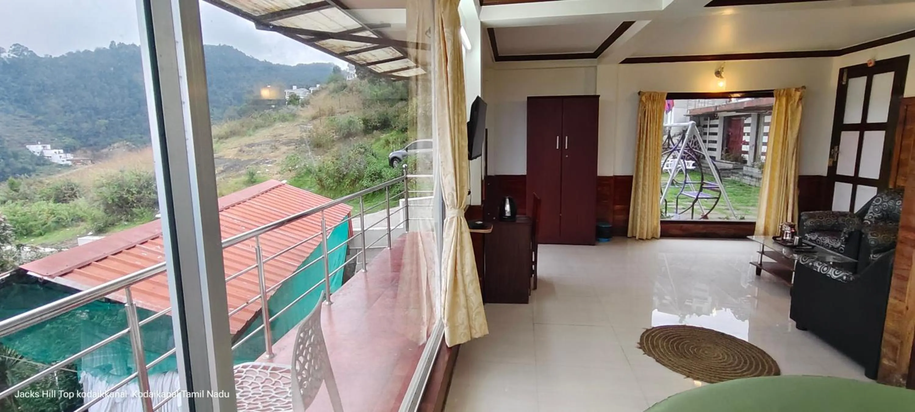 Patio in The Jacks Hilltop Resort Kodaikanal