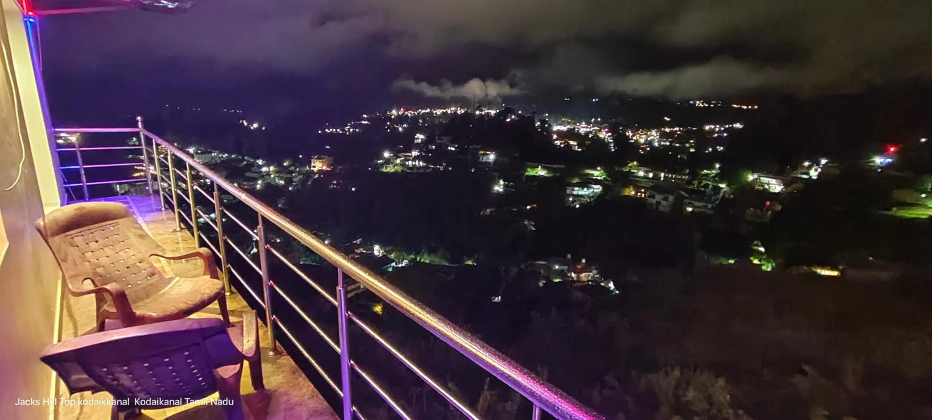 Night in The Jacks Hilltop Resort Kodaikanal