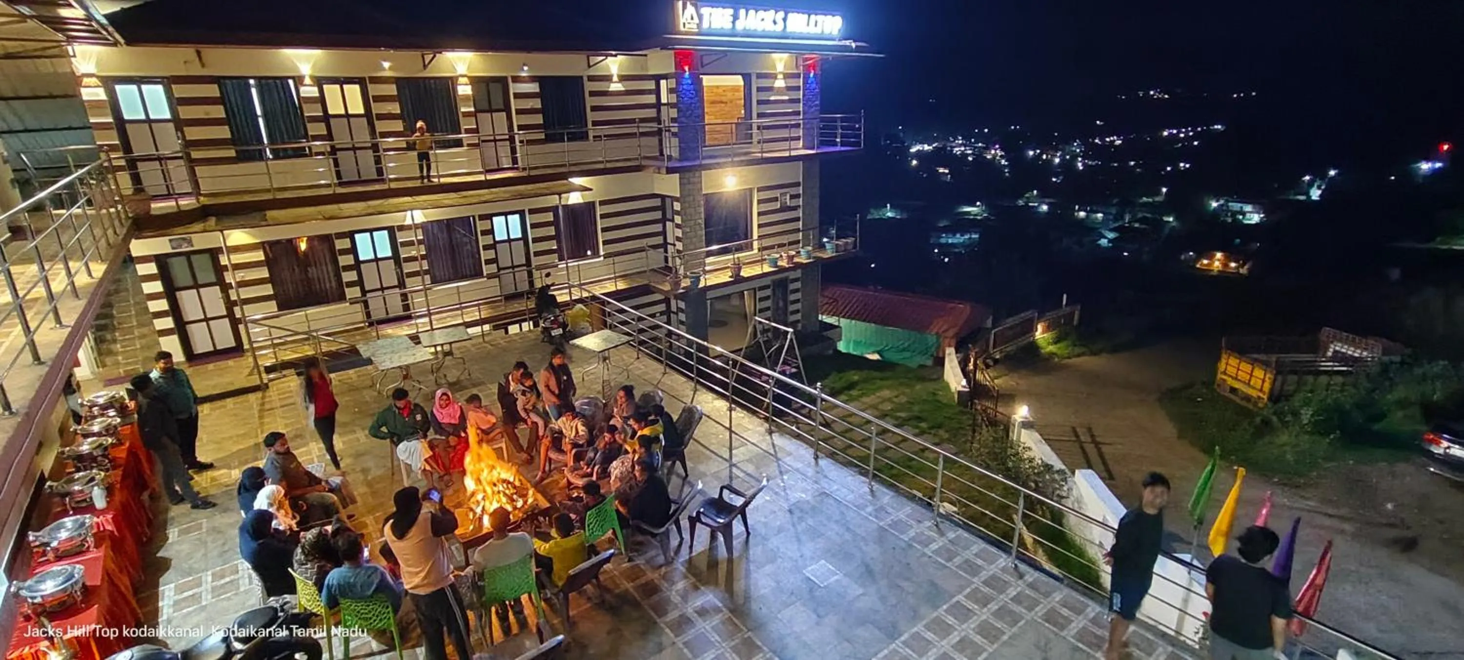 Patio in The Jacks Hilltop Resort Kodaikanal