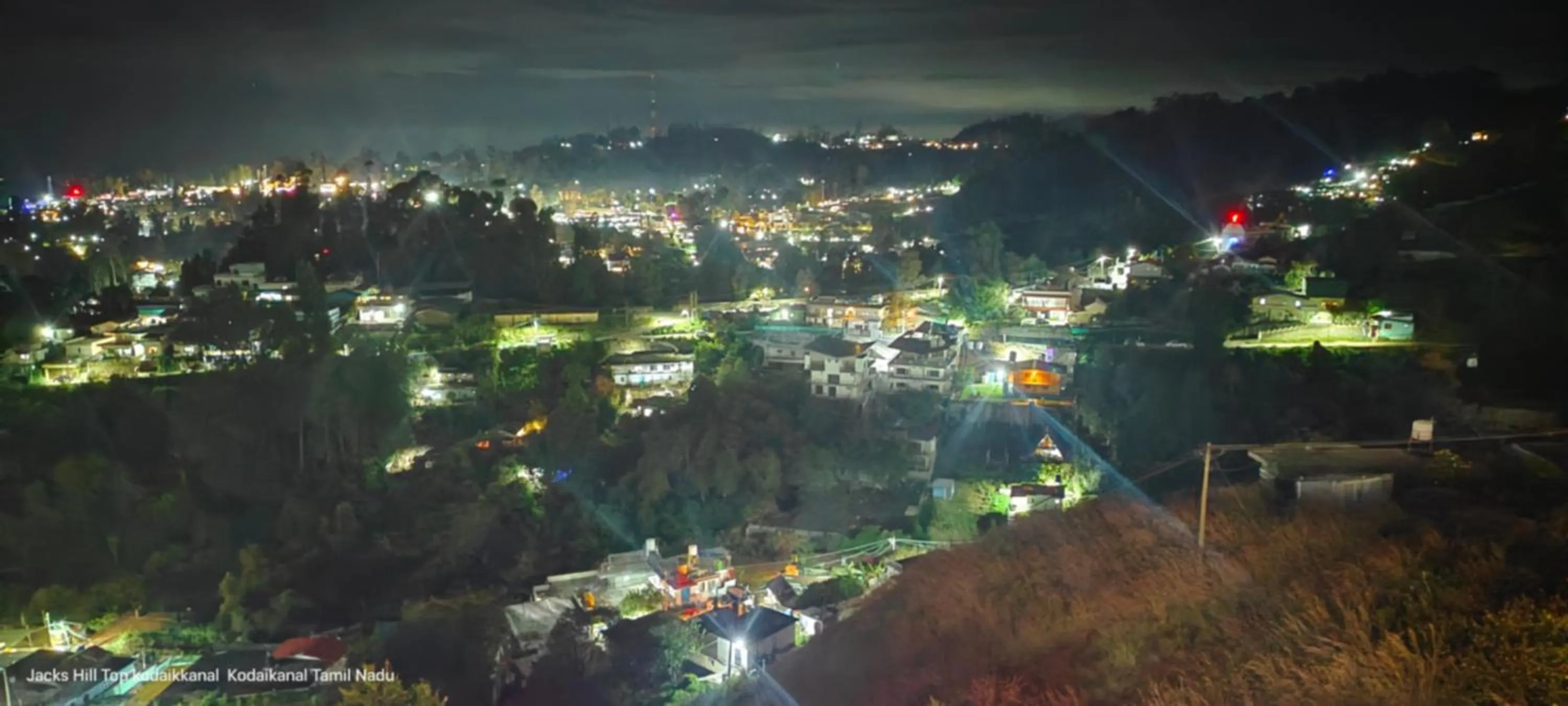 Night in The Jacks Hilltop Resort Kodaikanal
