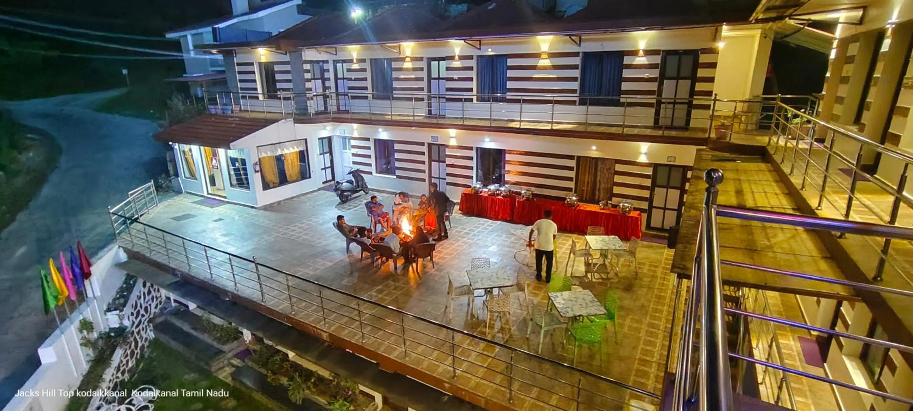 Patio in The Jacks Hilltop Resort Kodaikanal