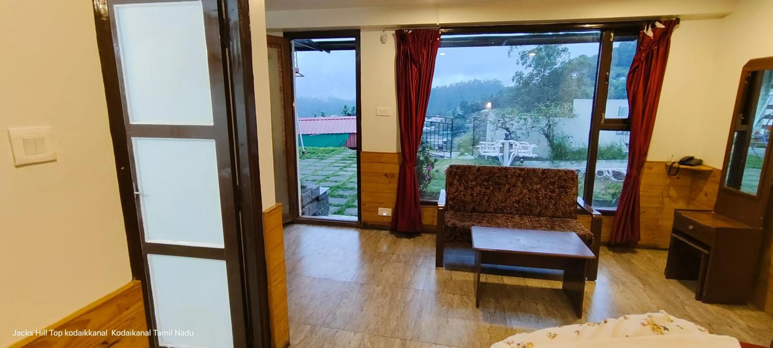 Living room in The Jacks Hilltop Resort Kodaikanal