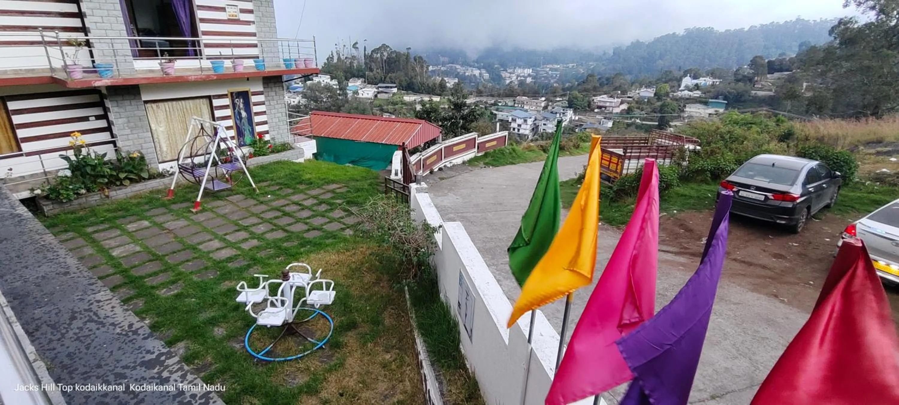 Garden view in The Jacks Hilltop Resort Kodaikanal