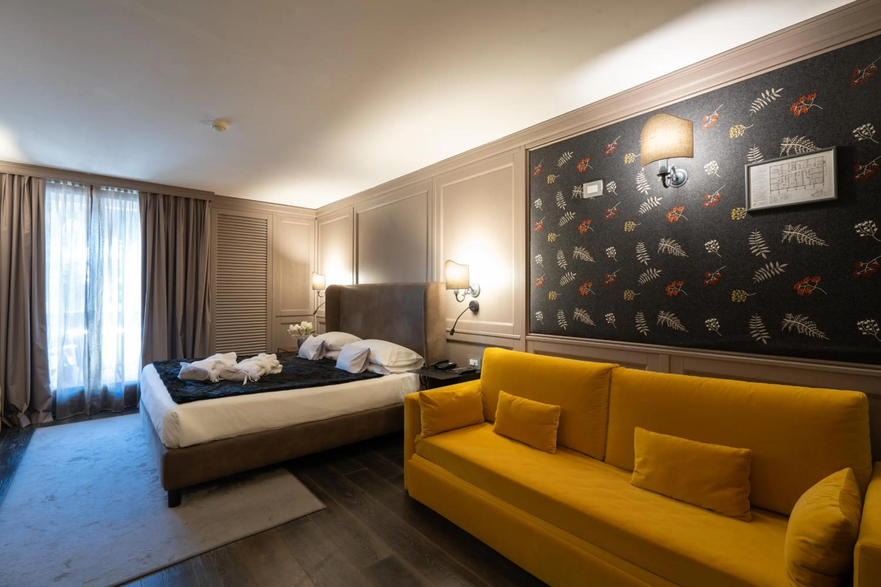 Bedroom, Bed in Hotel Spinale