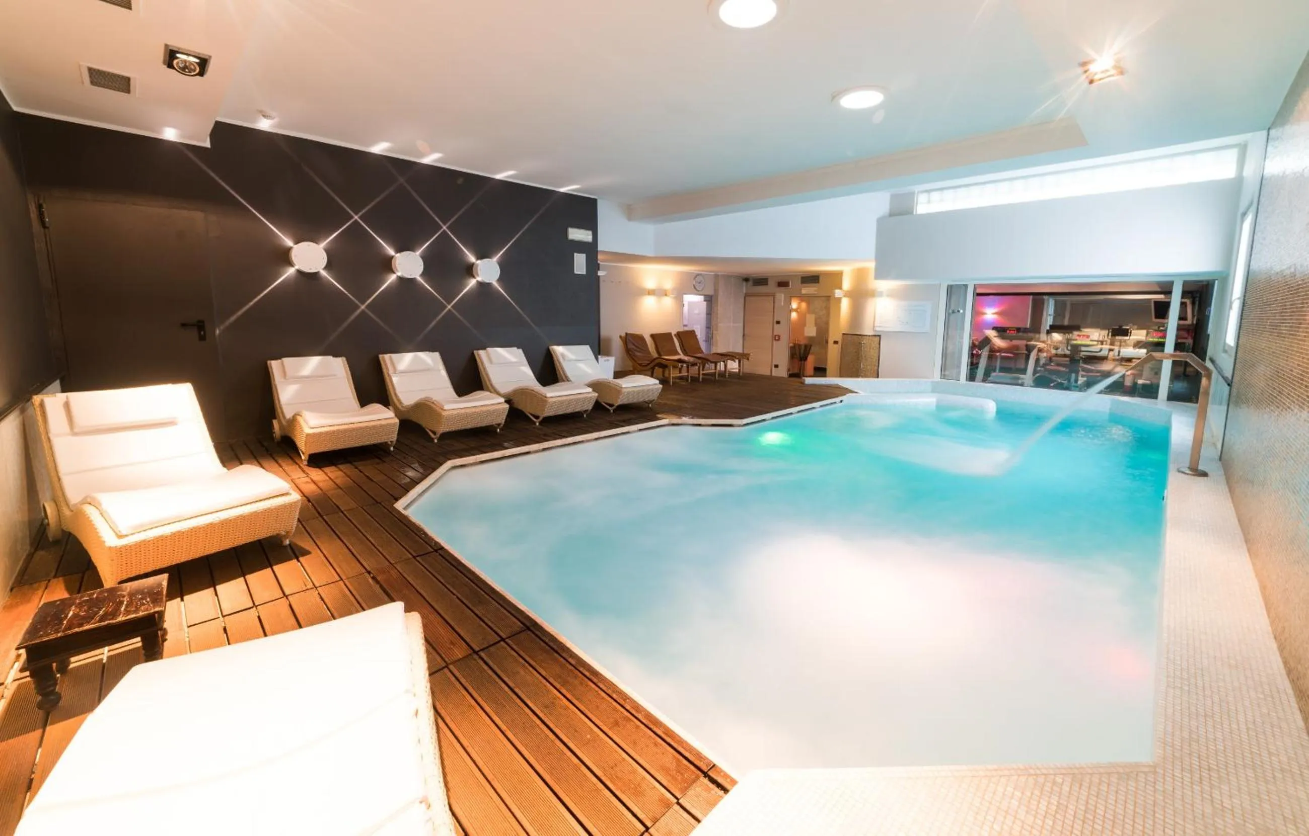 Fitness centre/facilities in Hotel Spinale