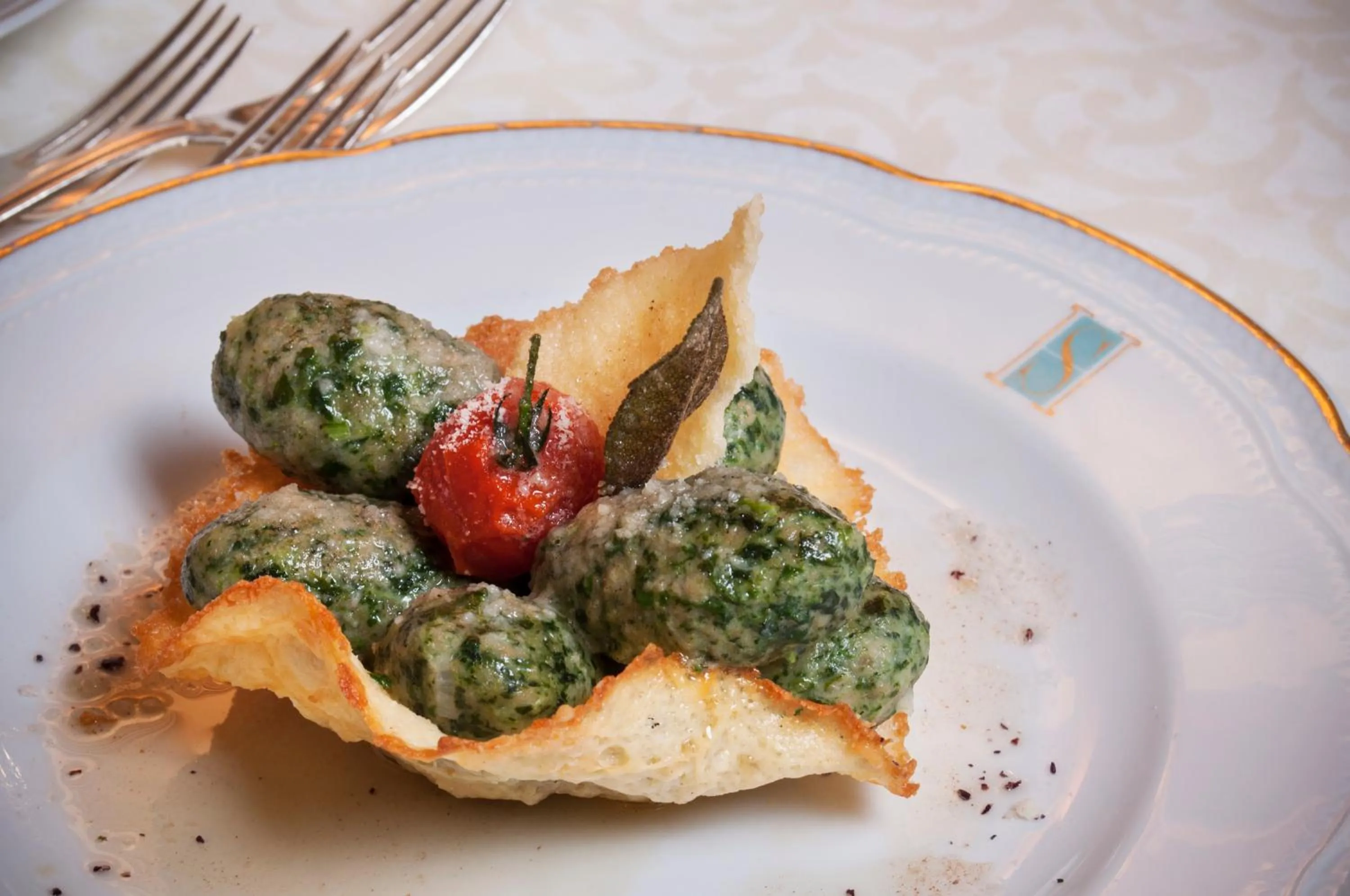 Food close-up in Hotel Spinale