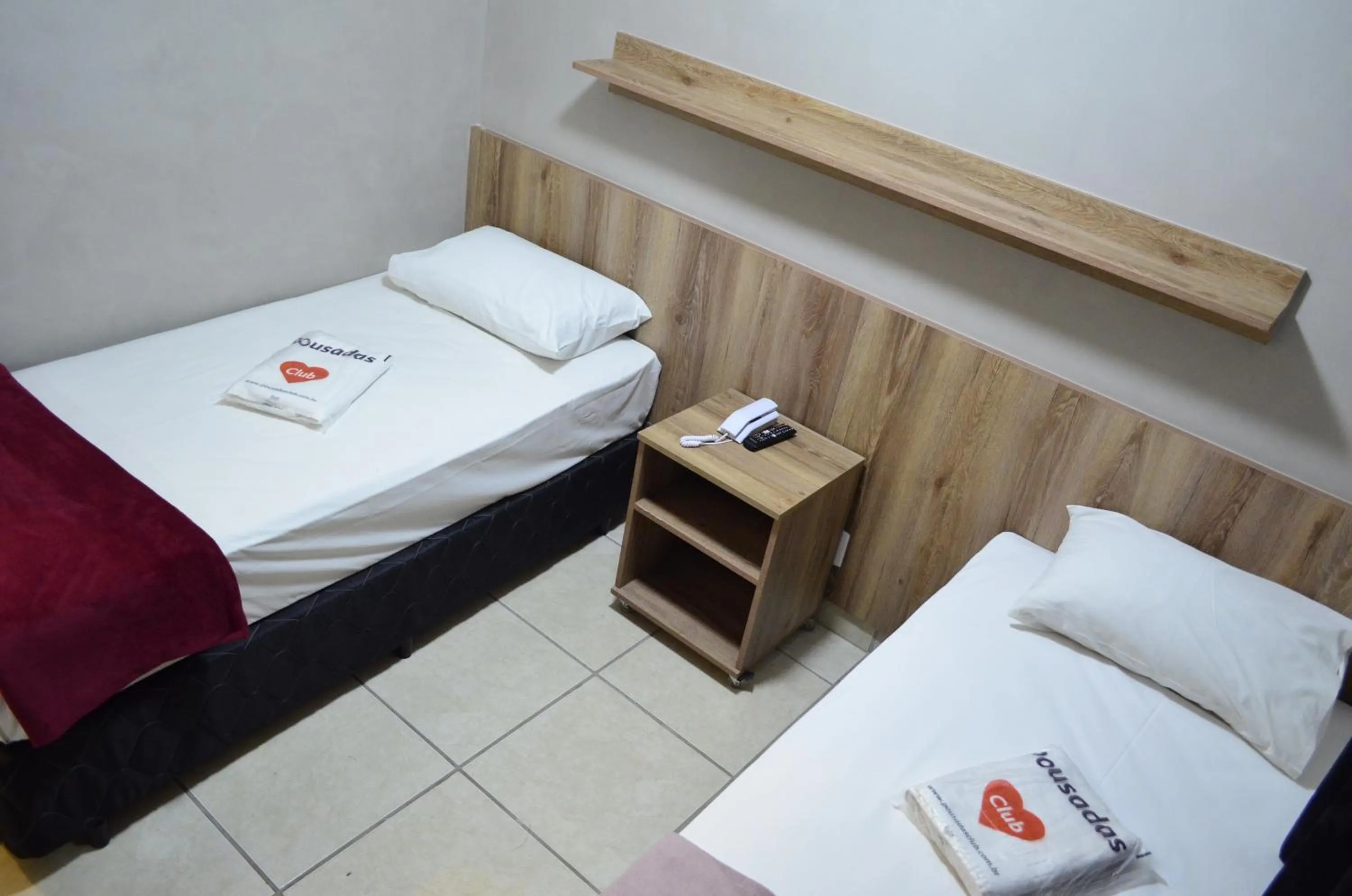 Bed in Hotel Pousadas Club