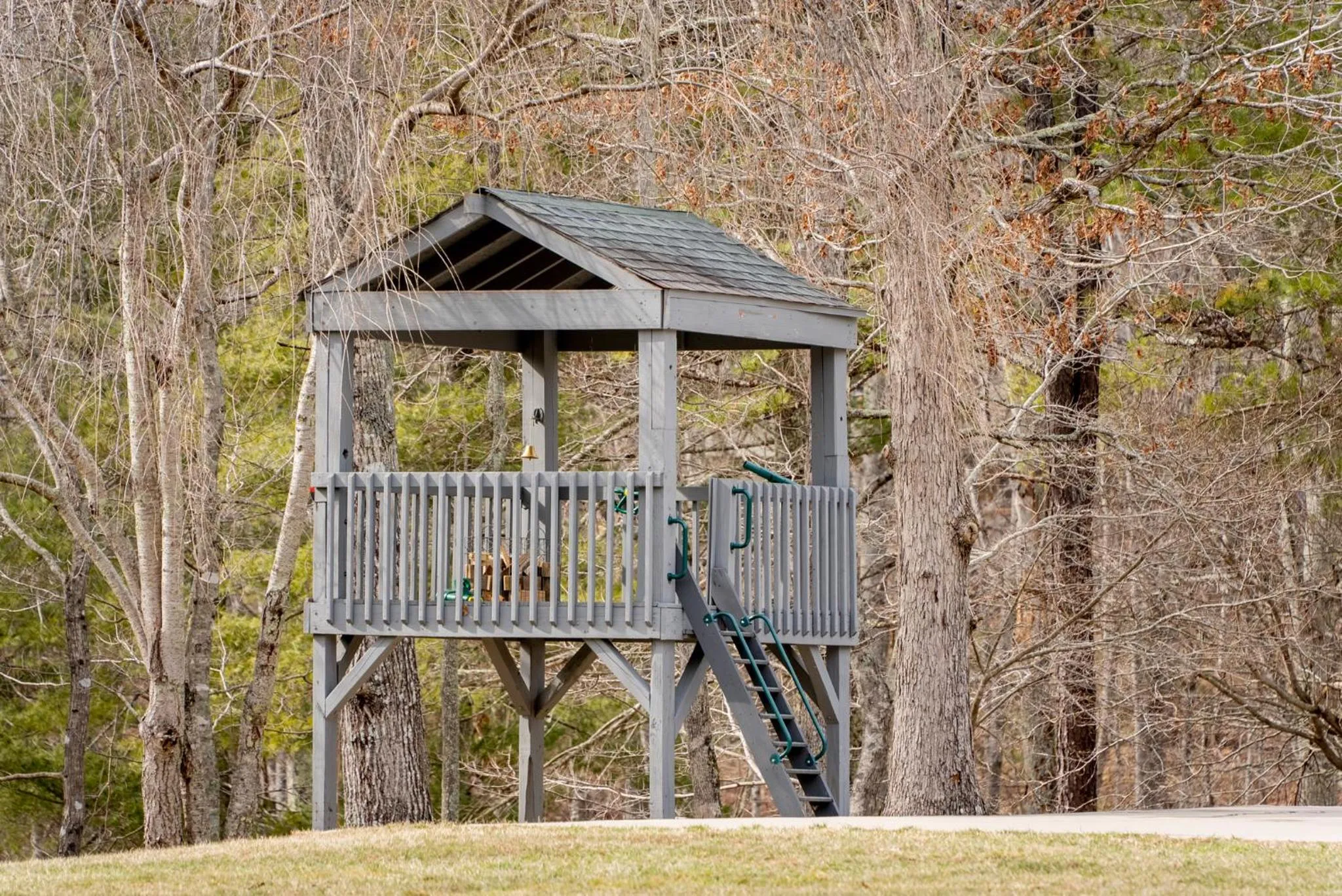 Children play ground in Secluded Luxury Home with Pool and Hot Tub in ASHEVILLE 15 min to Downtown