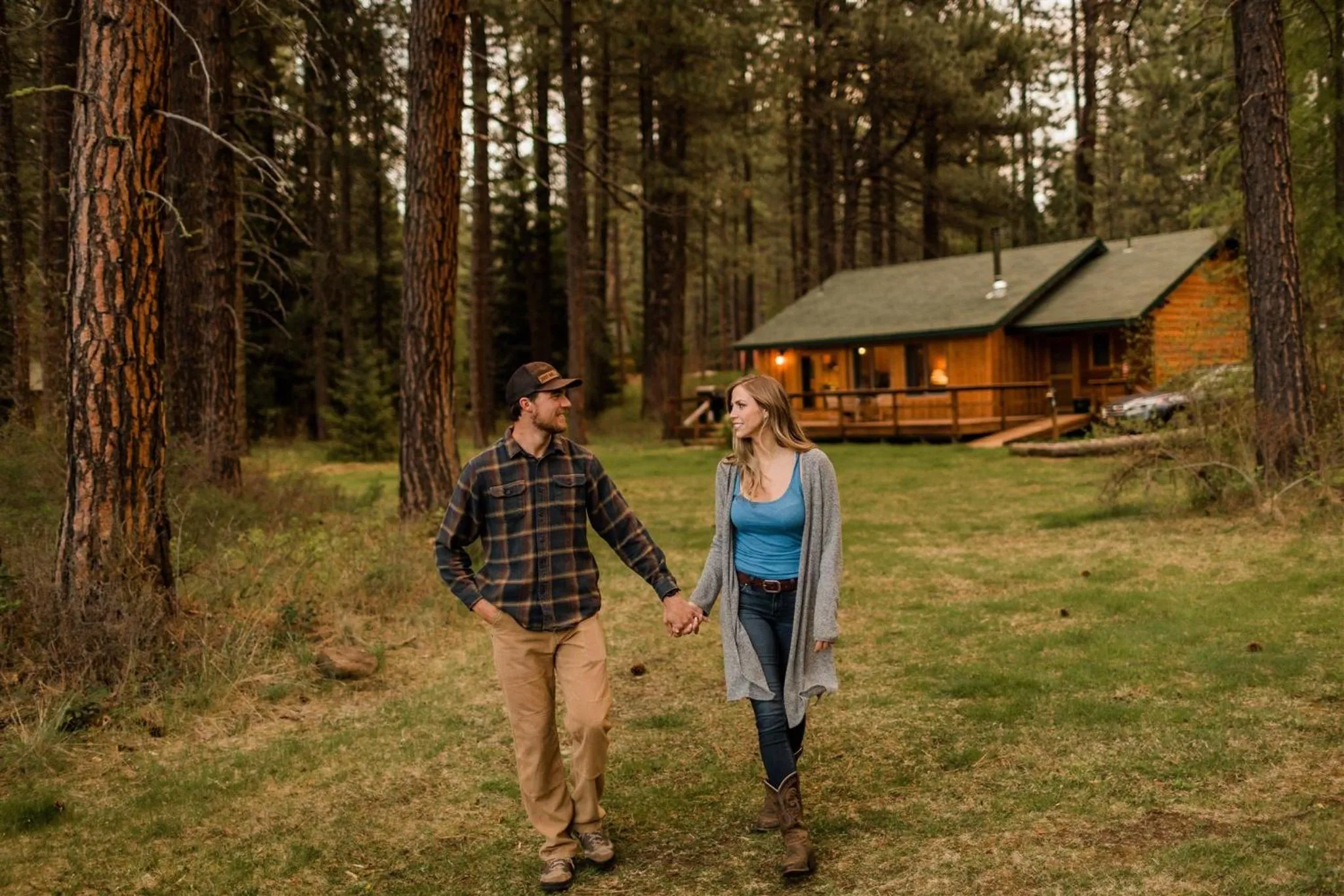 People in Lake Creek Lodge